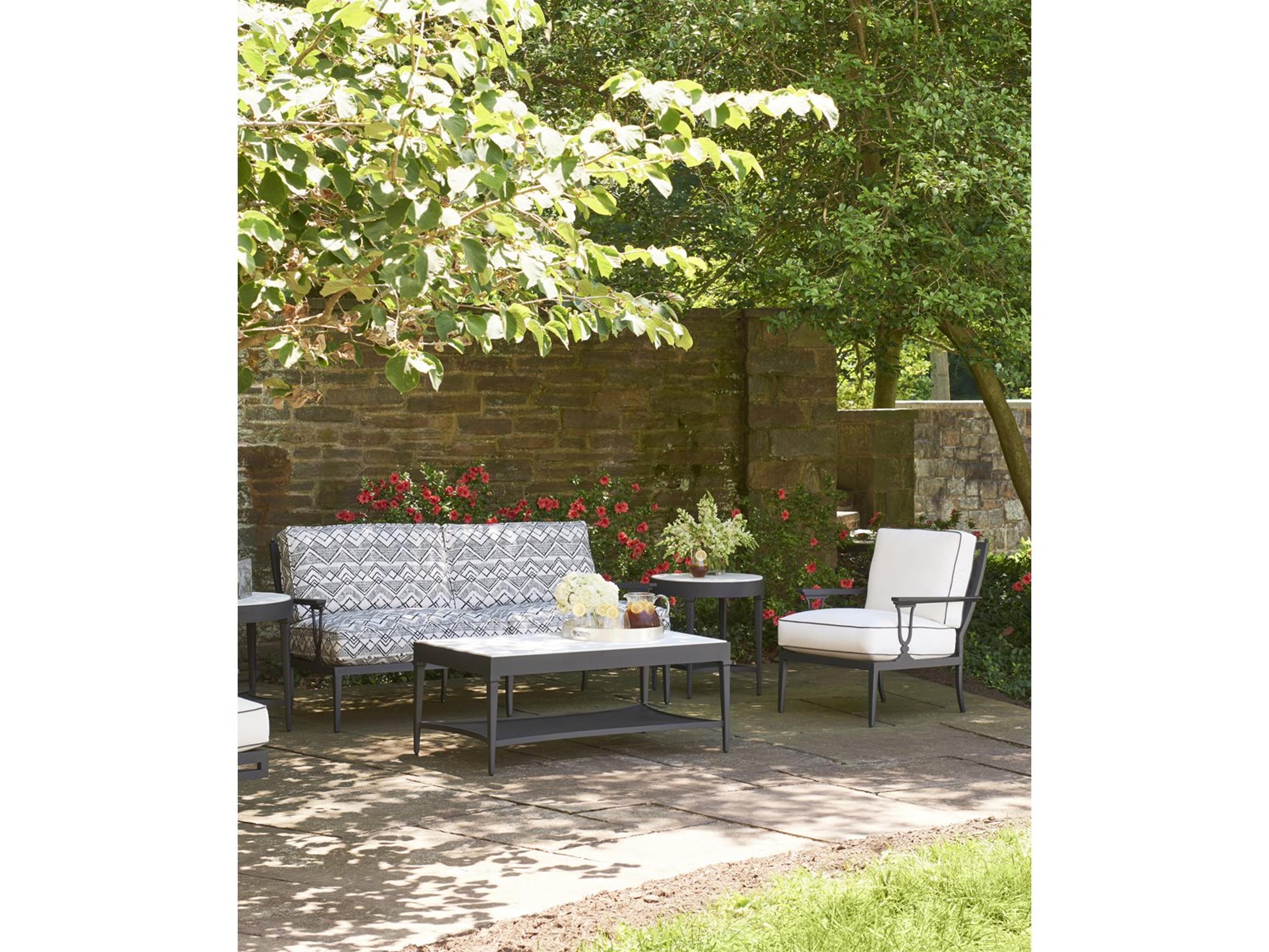 Lane Venture Winterthur Estate Aluminum Outdoor Patio Lounge Set