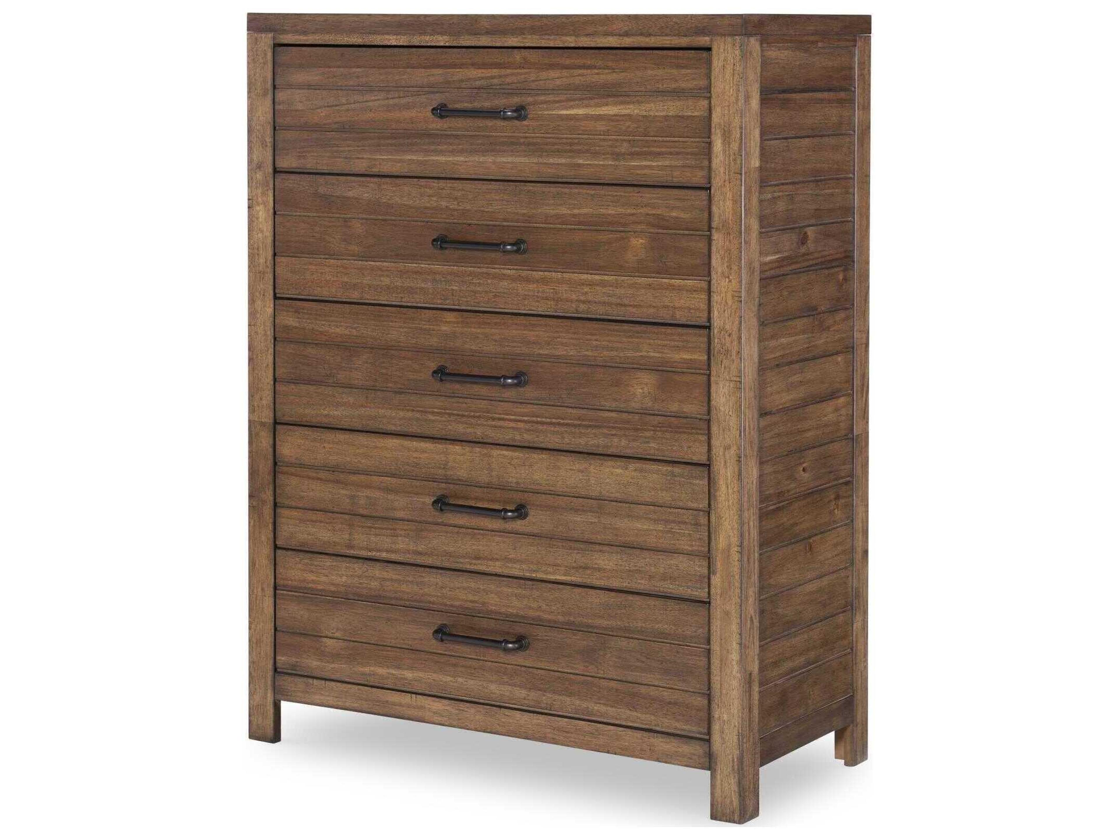 Summer Camp 5-Drawer Chest in Tree House Brown