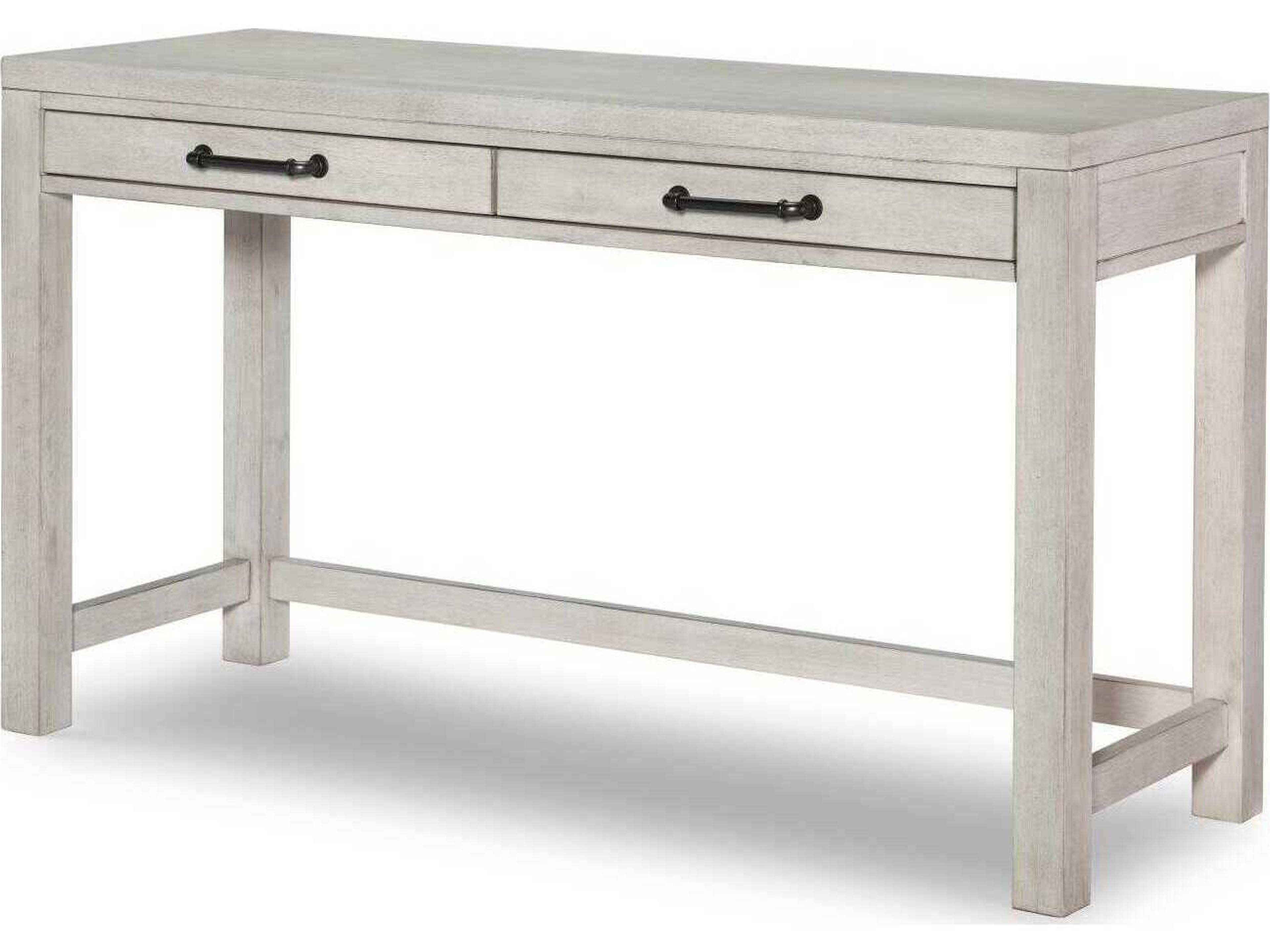 Summer Camp Stone Path Gray Hardwood Writing Desk