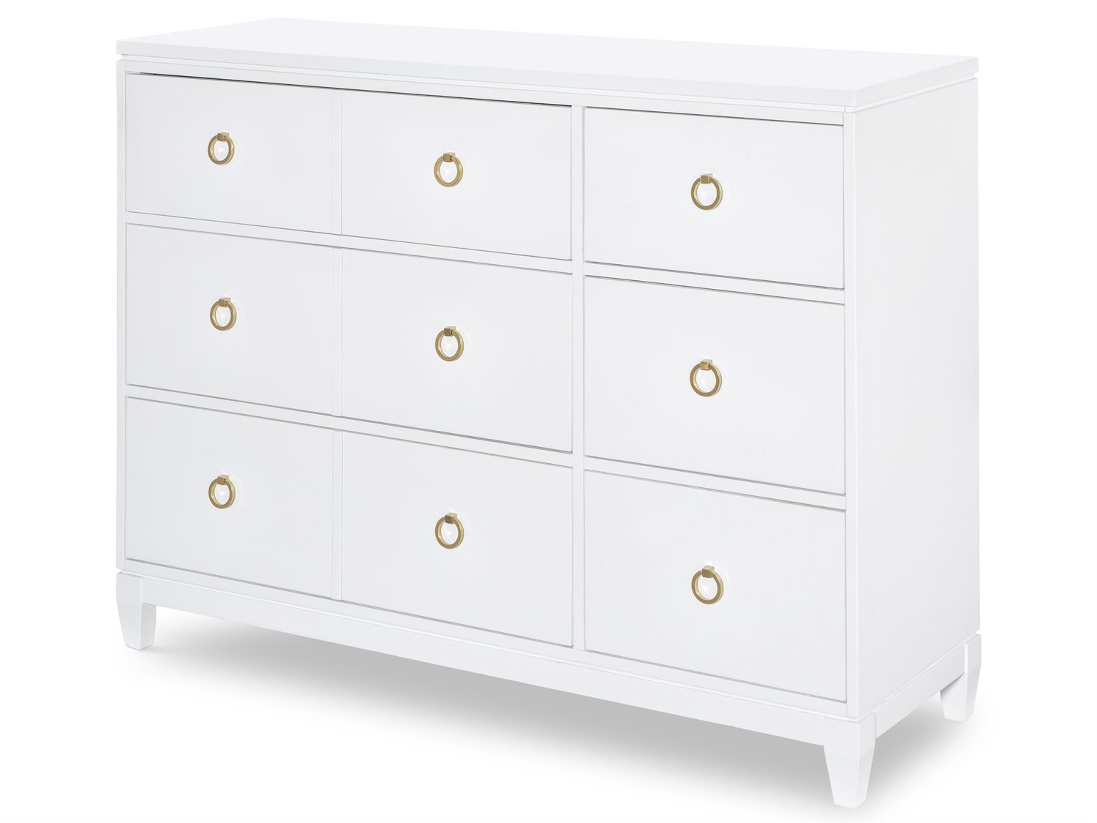 Summerland 6-Drawer Dresser in Pure White