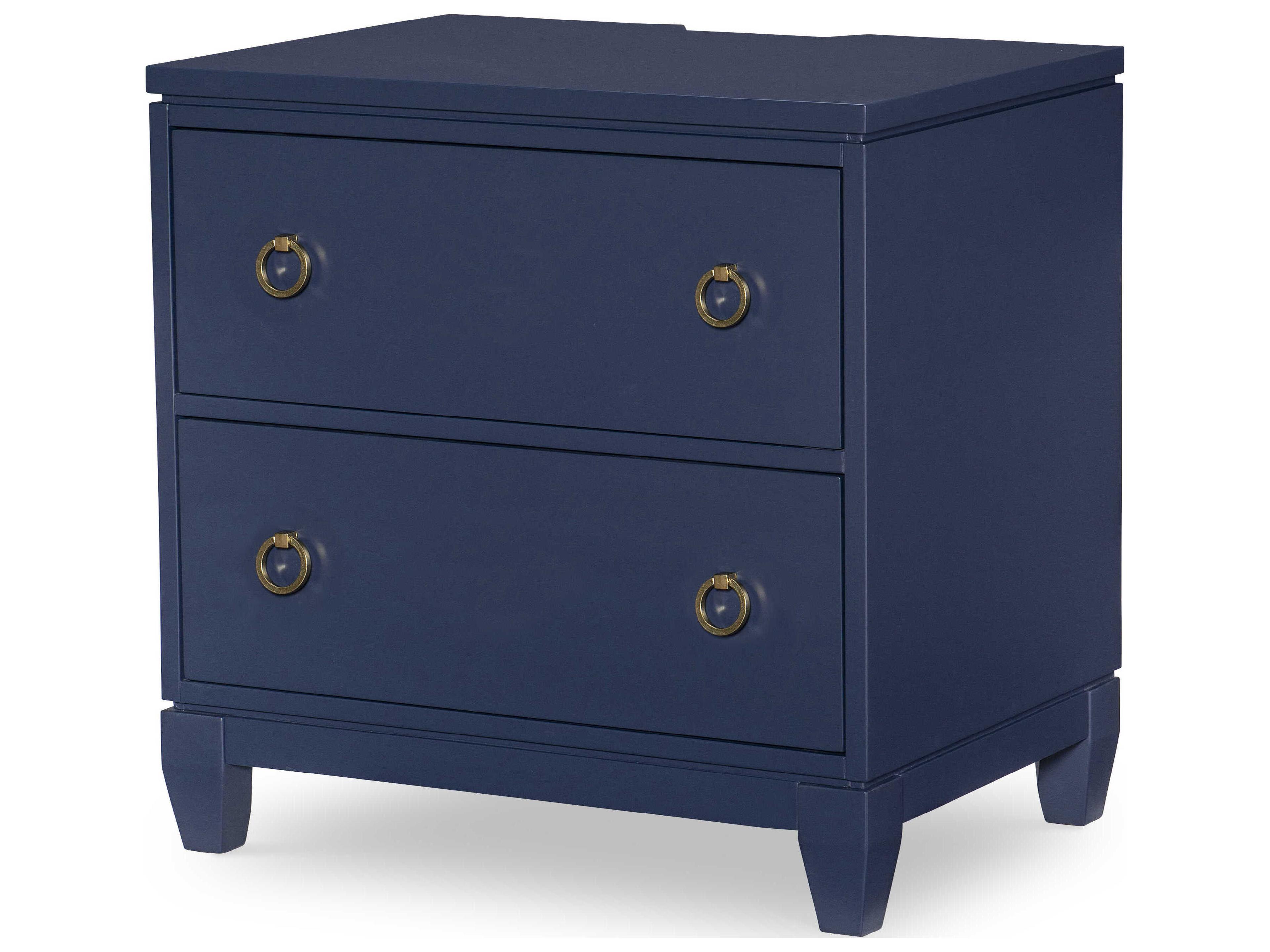 Summerland 2-Drawers Hardwood Nightstand