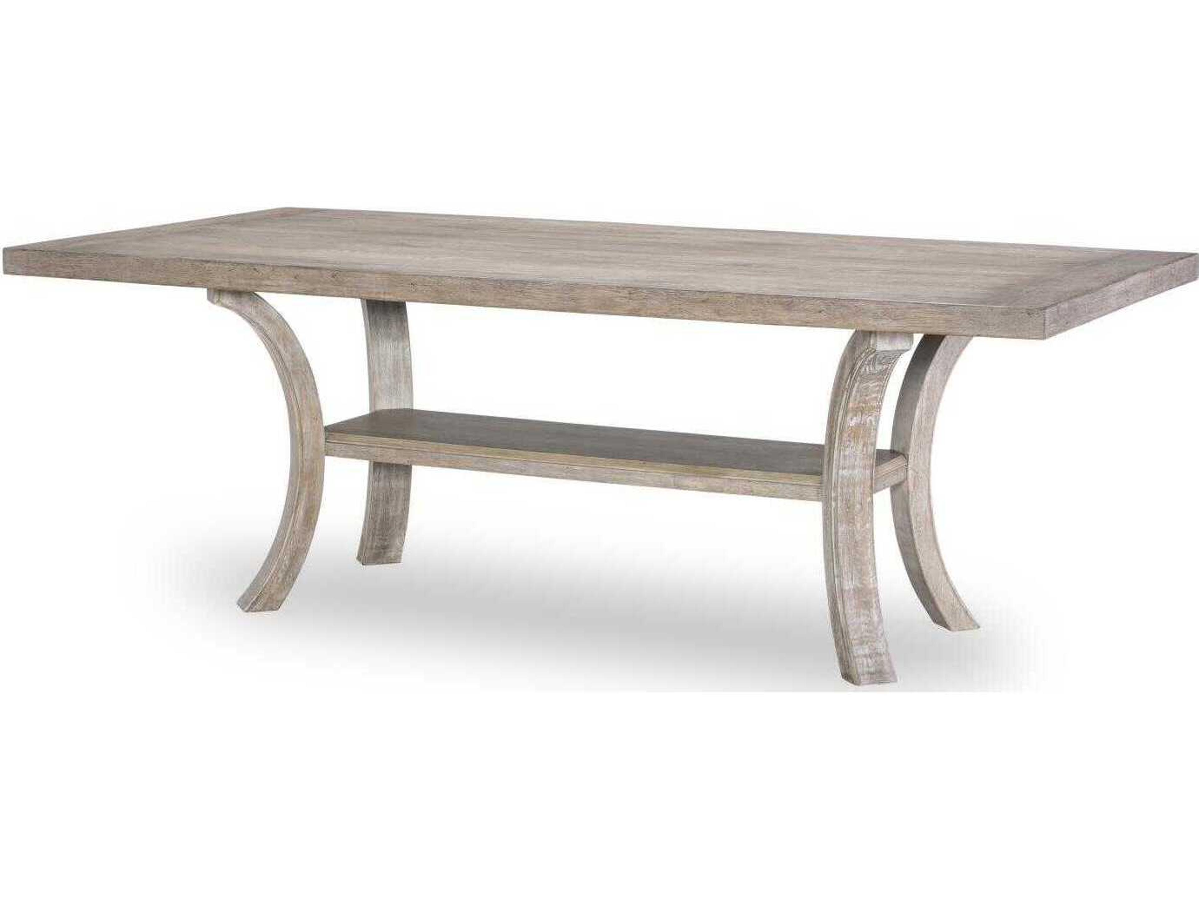 Halifax Rectangular Wood Flax And Java Dining Table