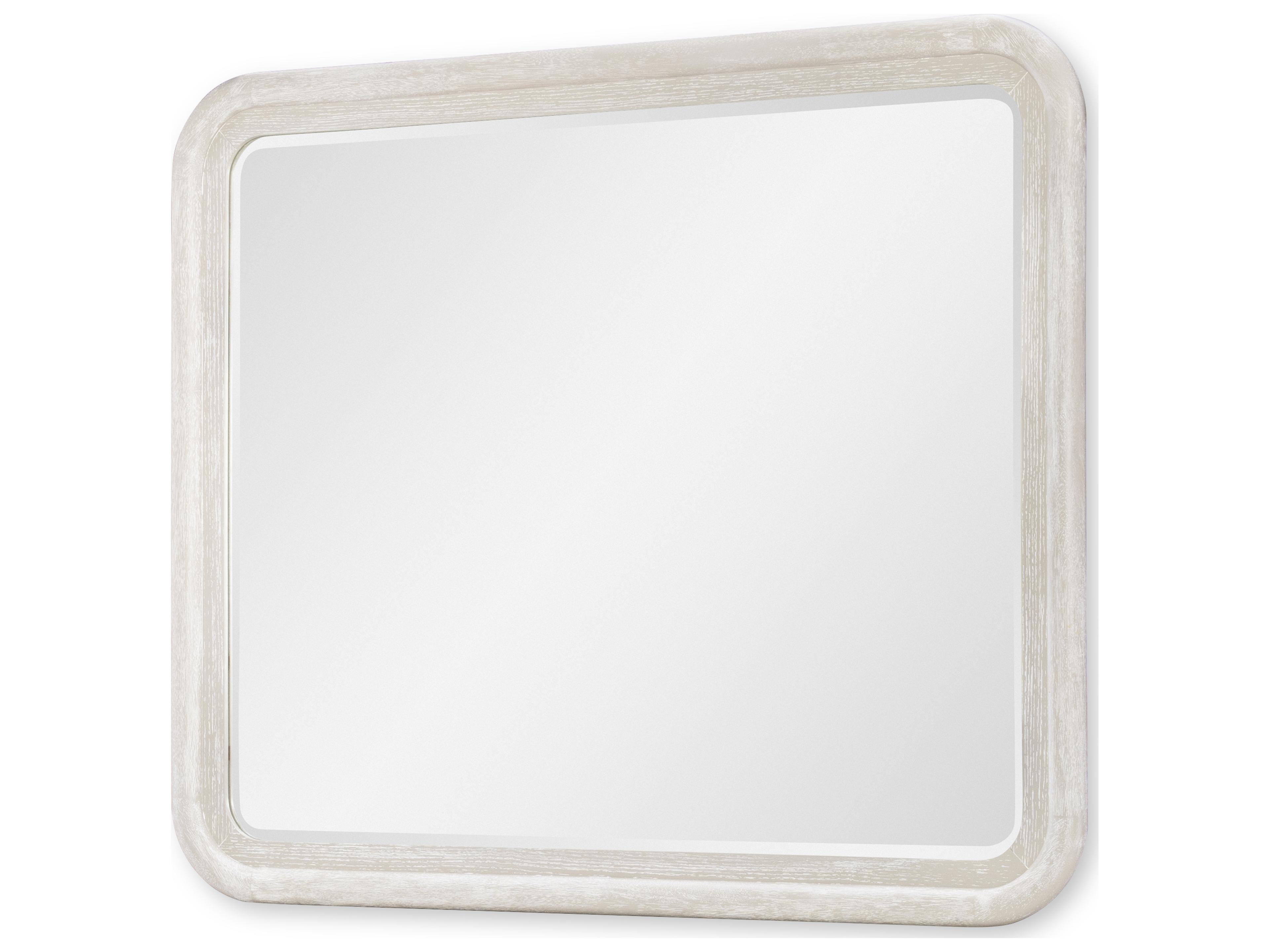 Miramar Rectangle Mirror in Oyster Finish
