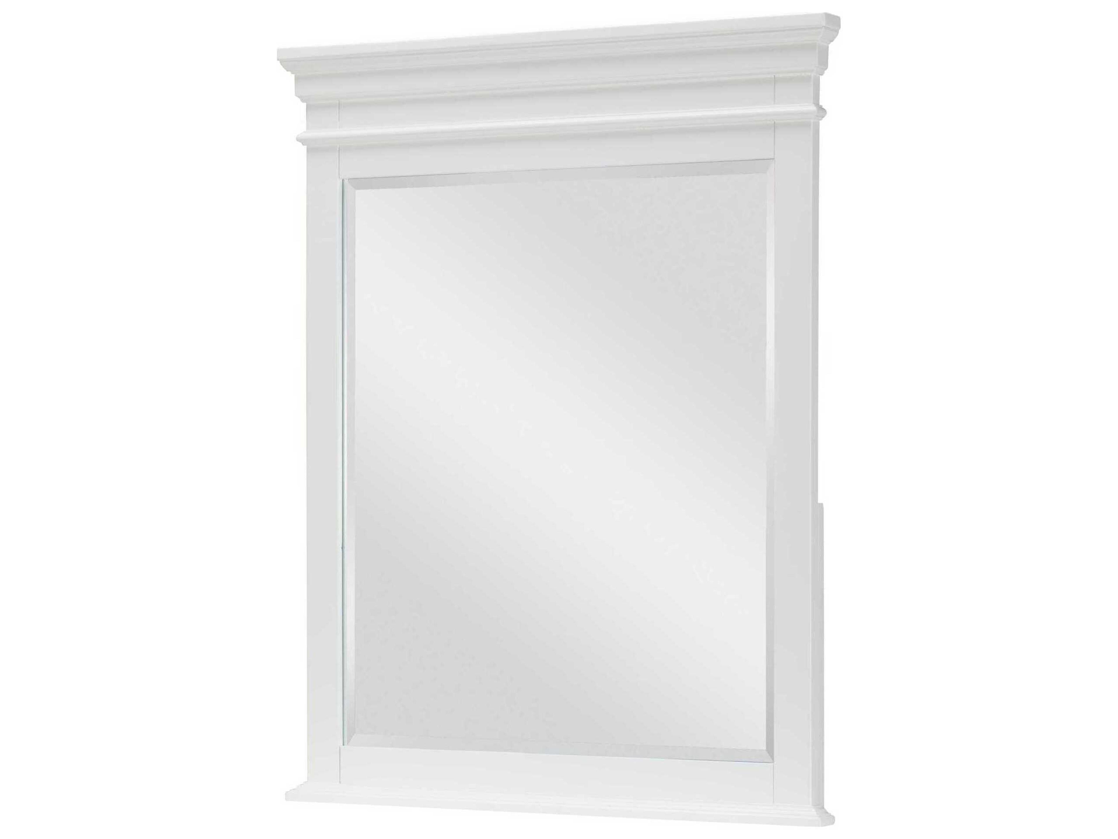 Canterbury White 2.0 Natural Dresser Mirror Rectangular