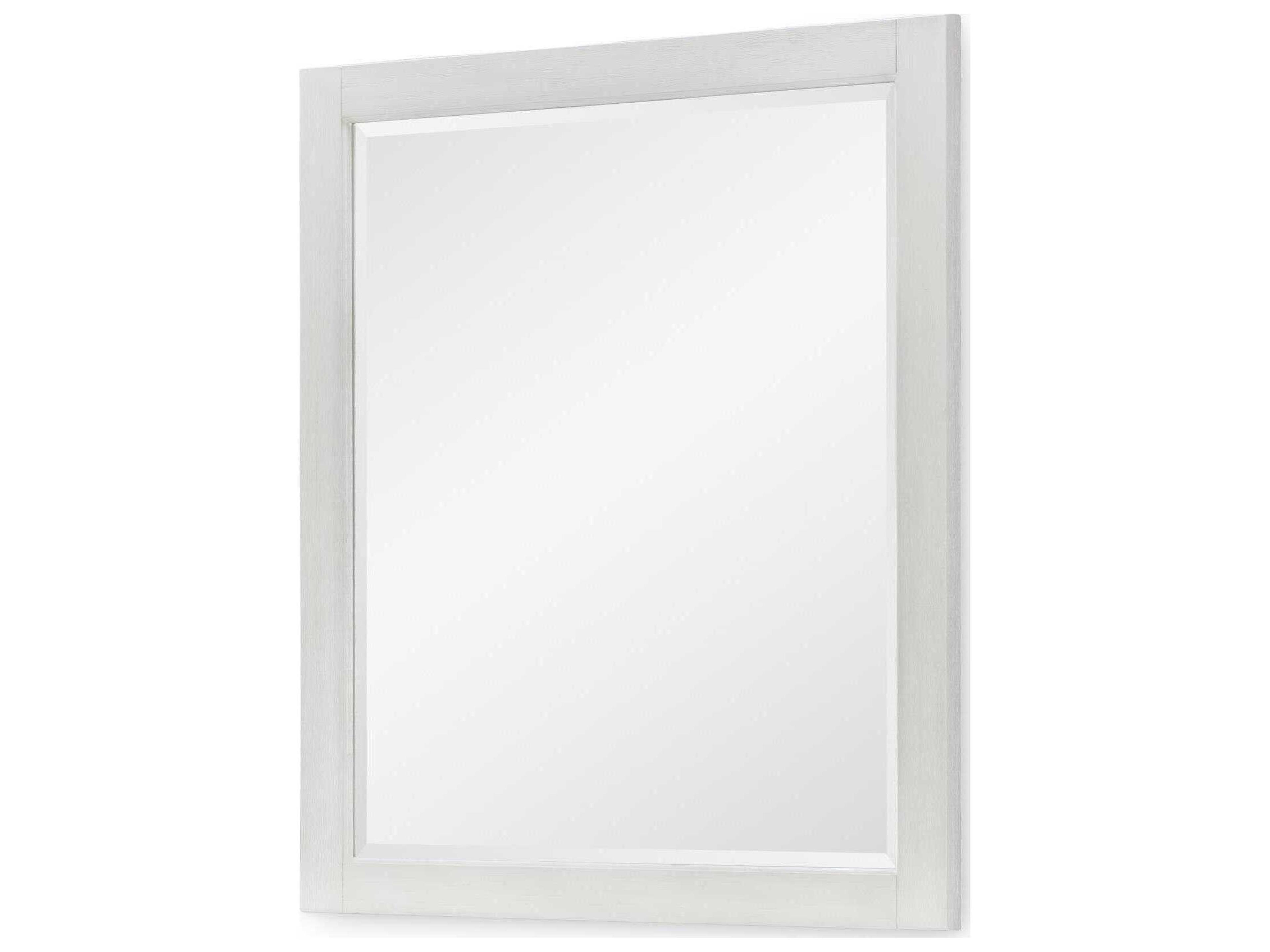 Ashton Bleached Linen Wall Mirror Vertical
