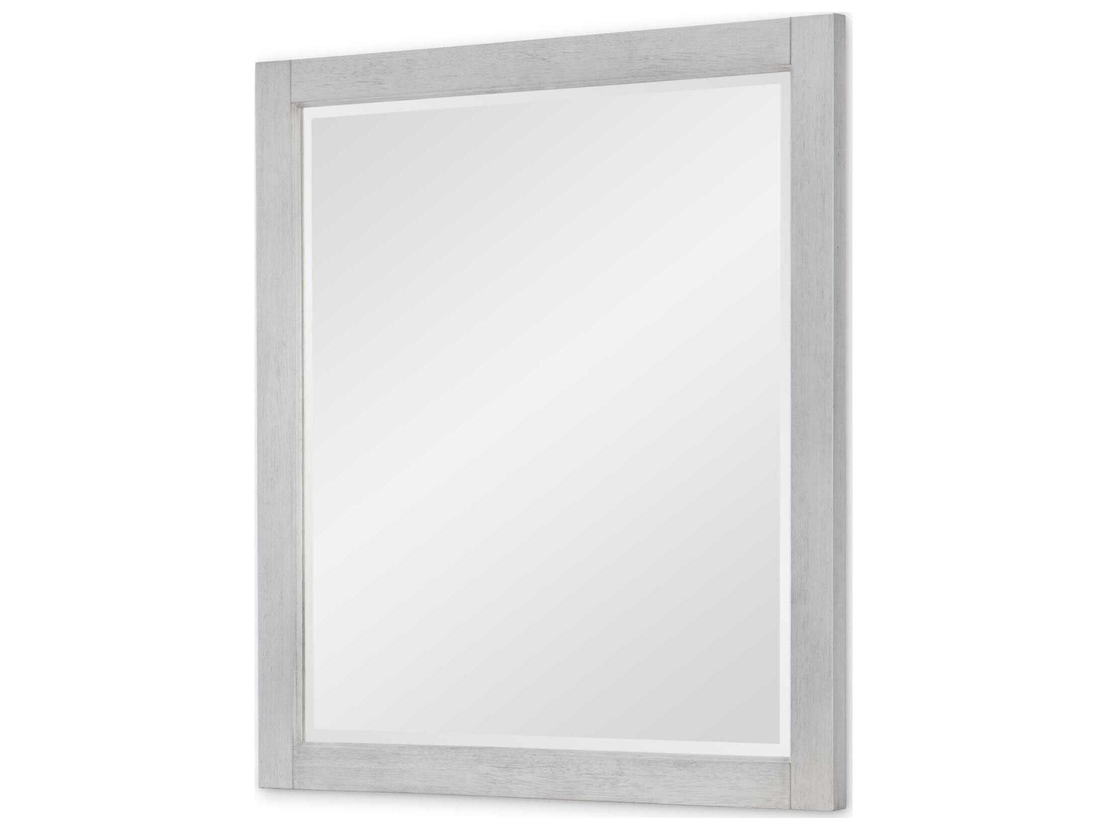 Preston Bleached Linen Wall Mirror Vertical