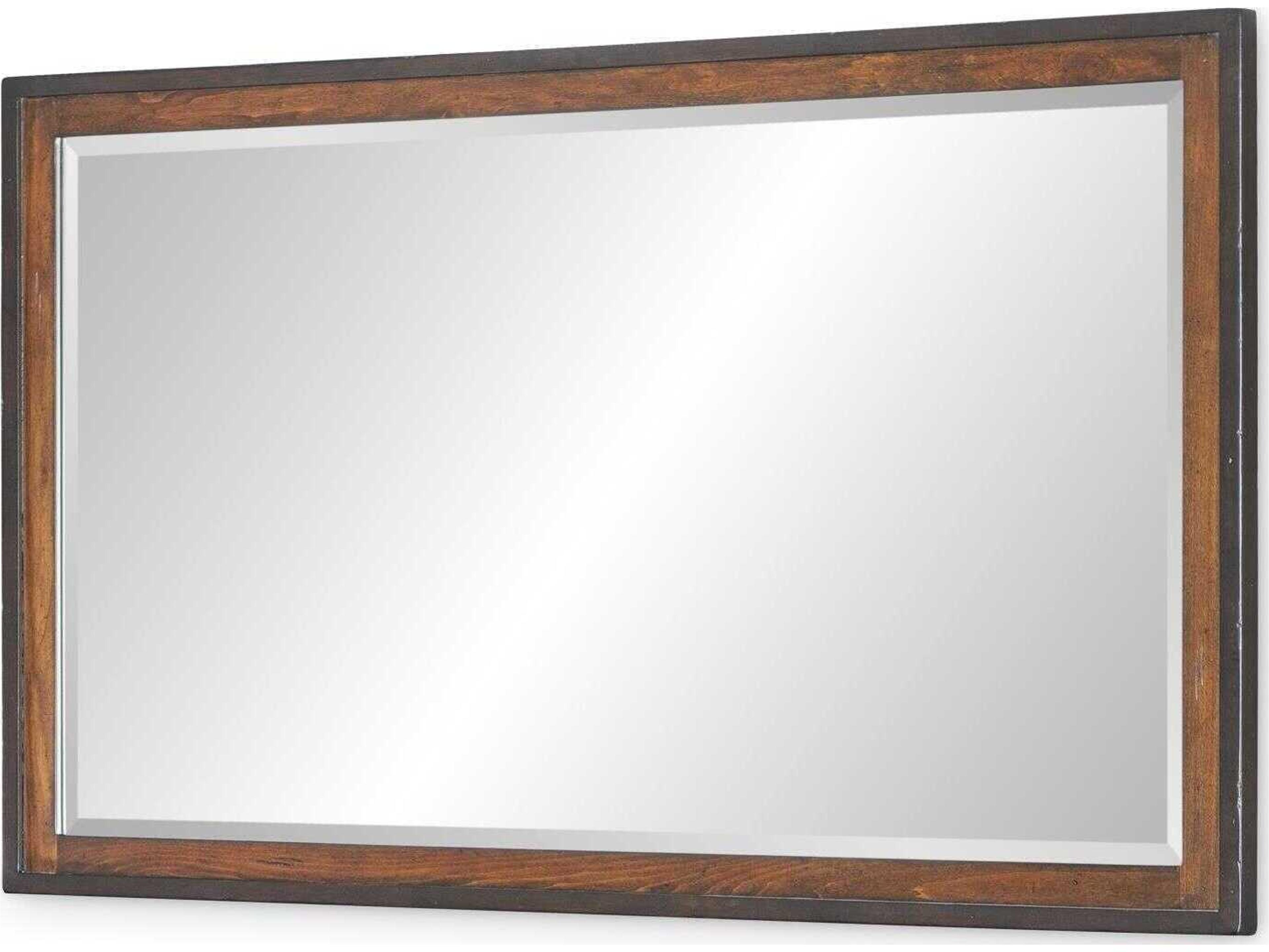 Fenmore Mocha And Distressed Cherry Dresser Mirror Rectangular
