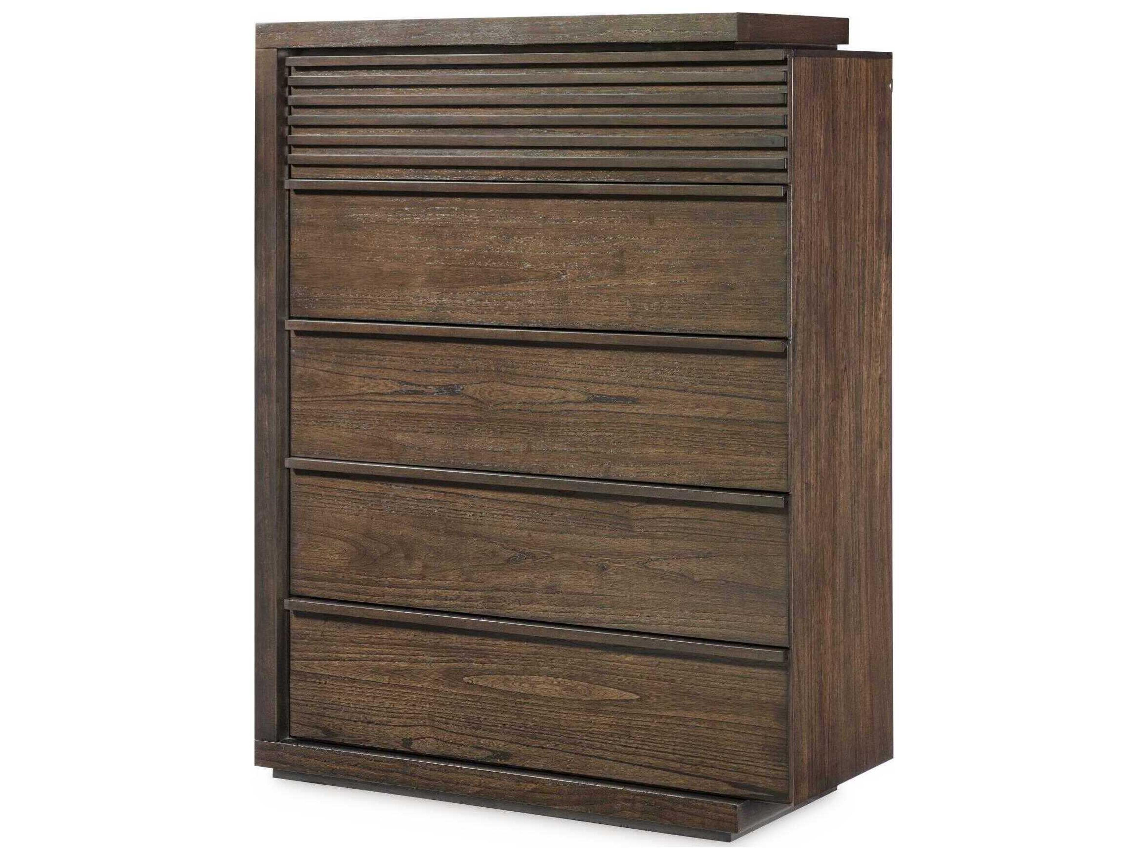 Architect Onyx Brown Mindi Wood Accent Chest