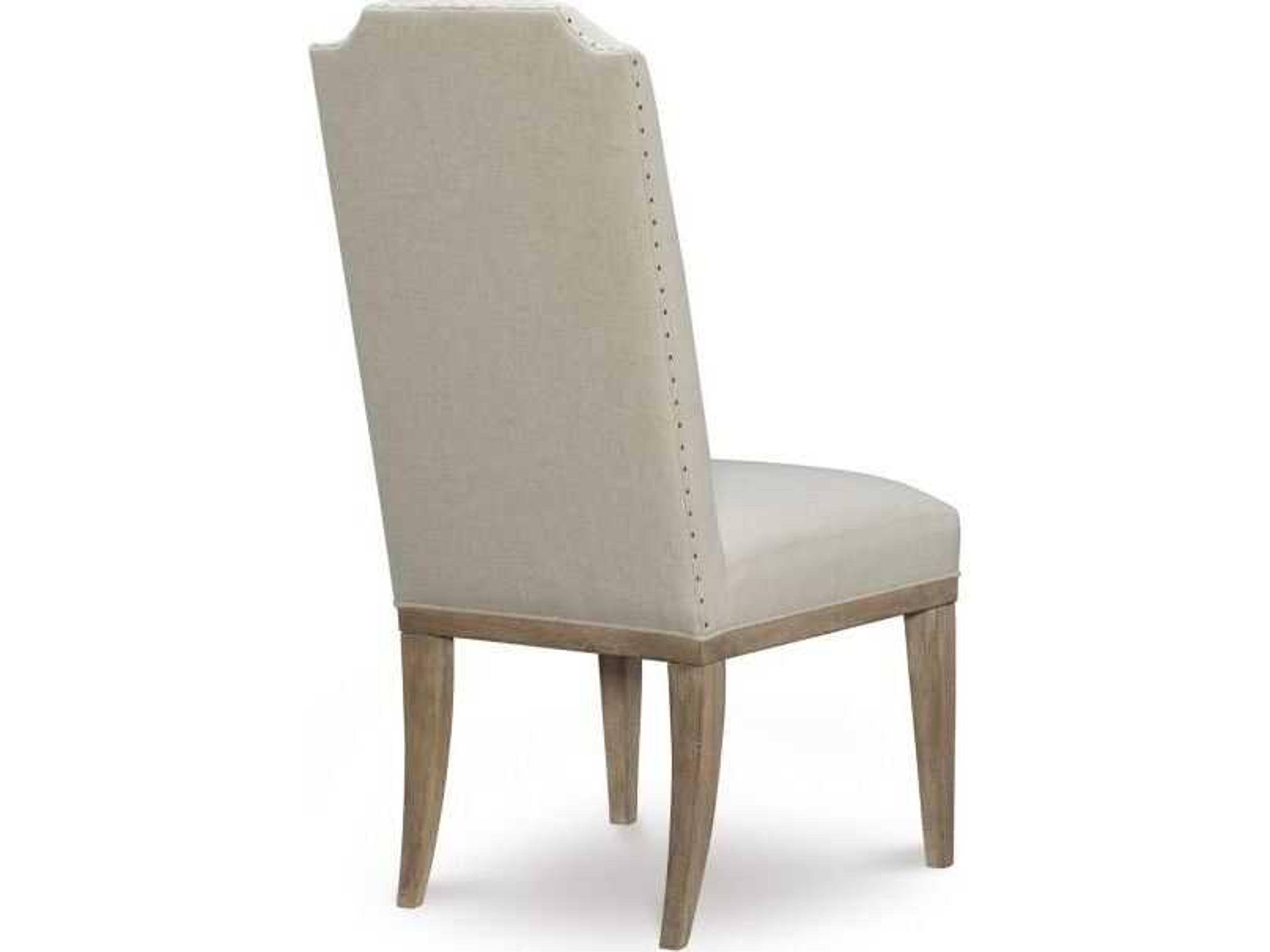 Legacy Classic Monterverdi Pine Wood Beige Upholstered Armless Dining Chair