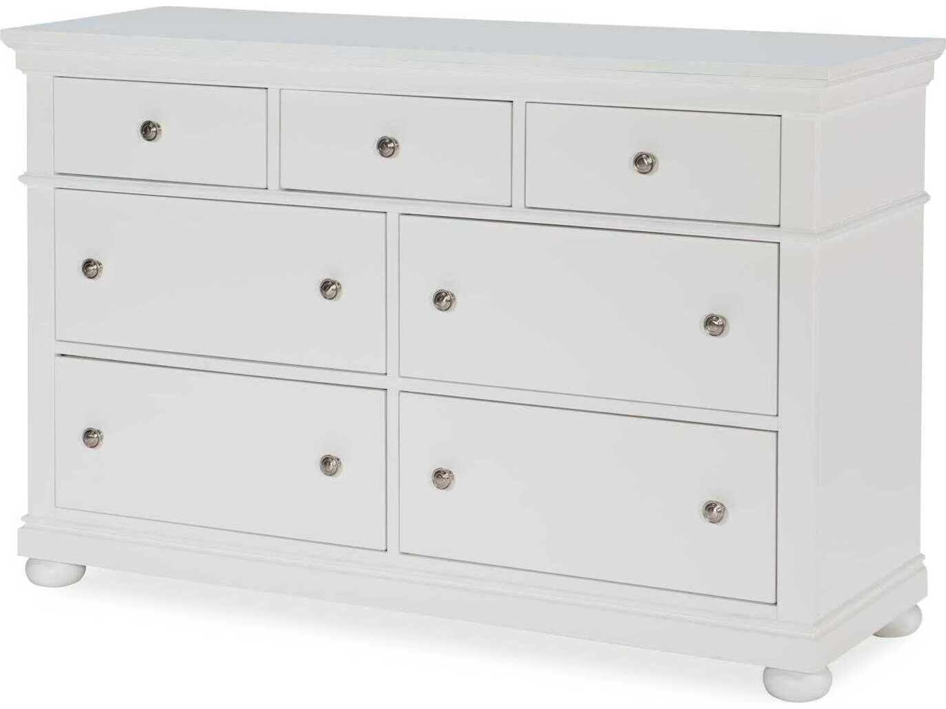 Canterbury 7-Drawers Poplar Wood Double Dresser