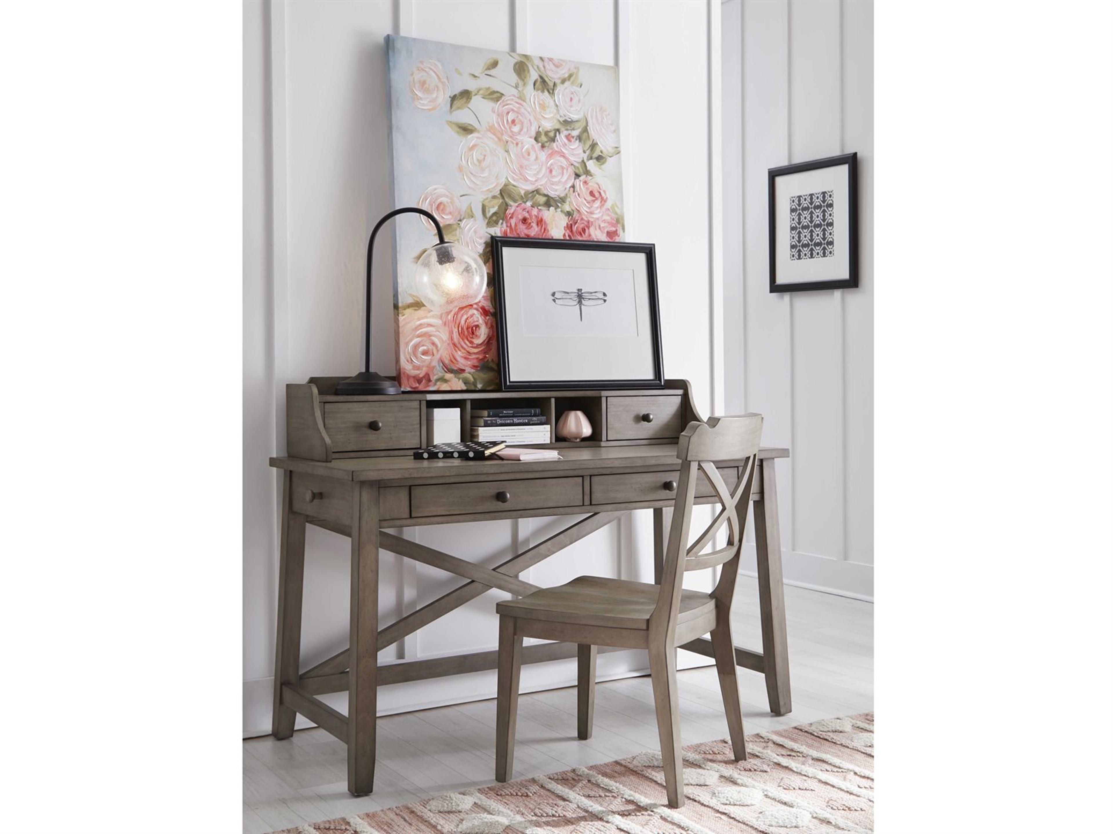 Legacy Classic Farm House Old Crate Brown Pine Wood Secretary Desk