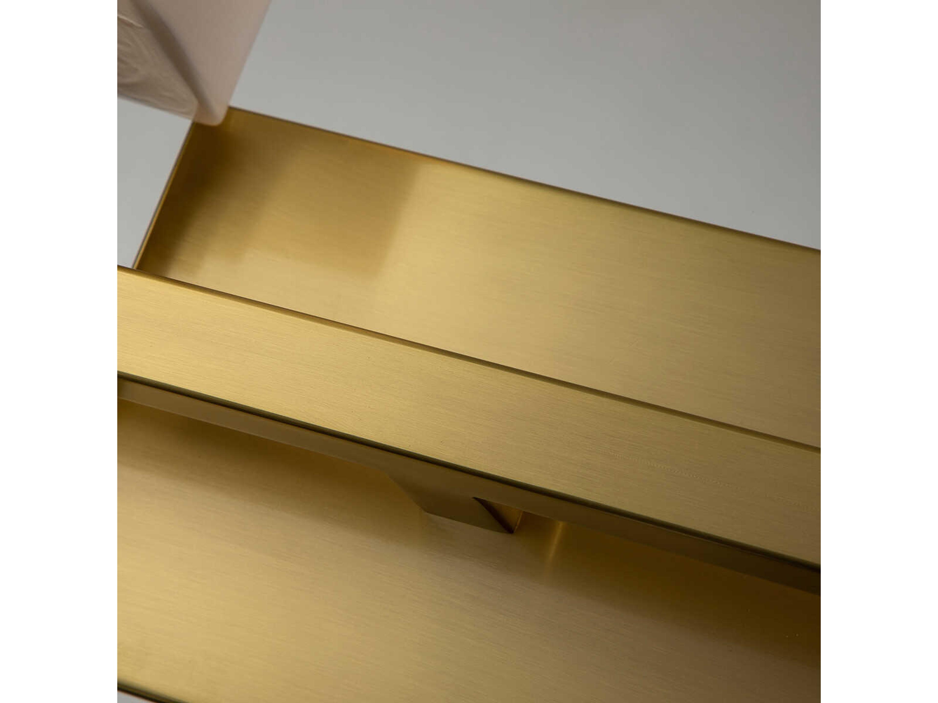 Lucas McKearn Jack 2-Light Aged Brass Glass Vanity Light