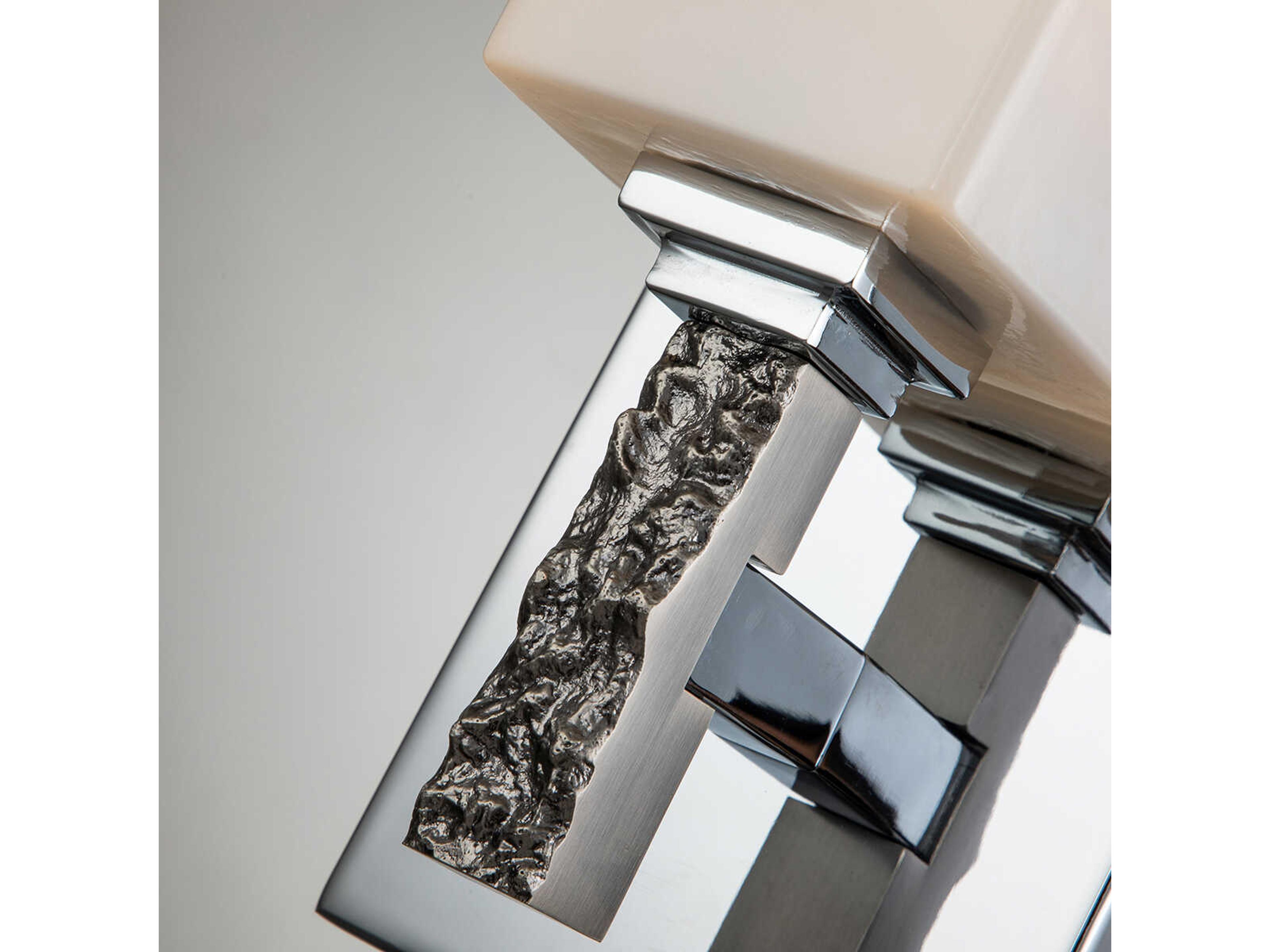 Lucas McKearn Jack 1-Light Polished Chrome Glass Wall Sconce