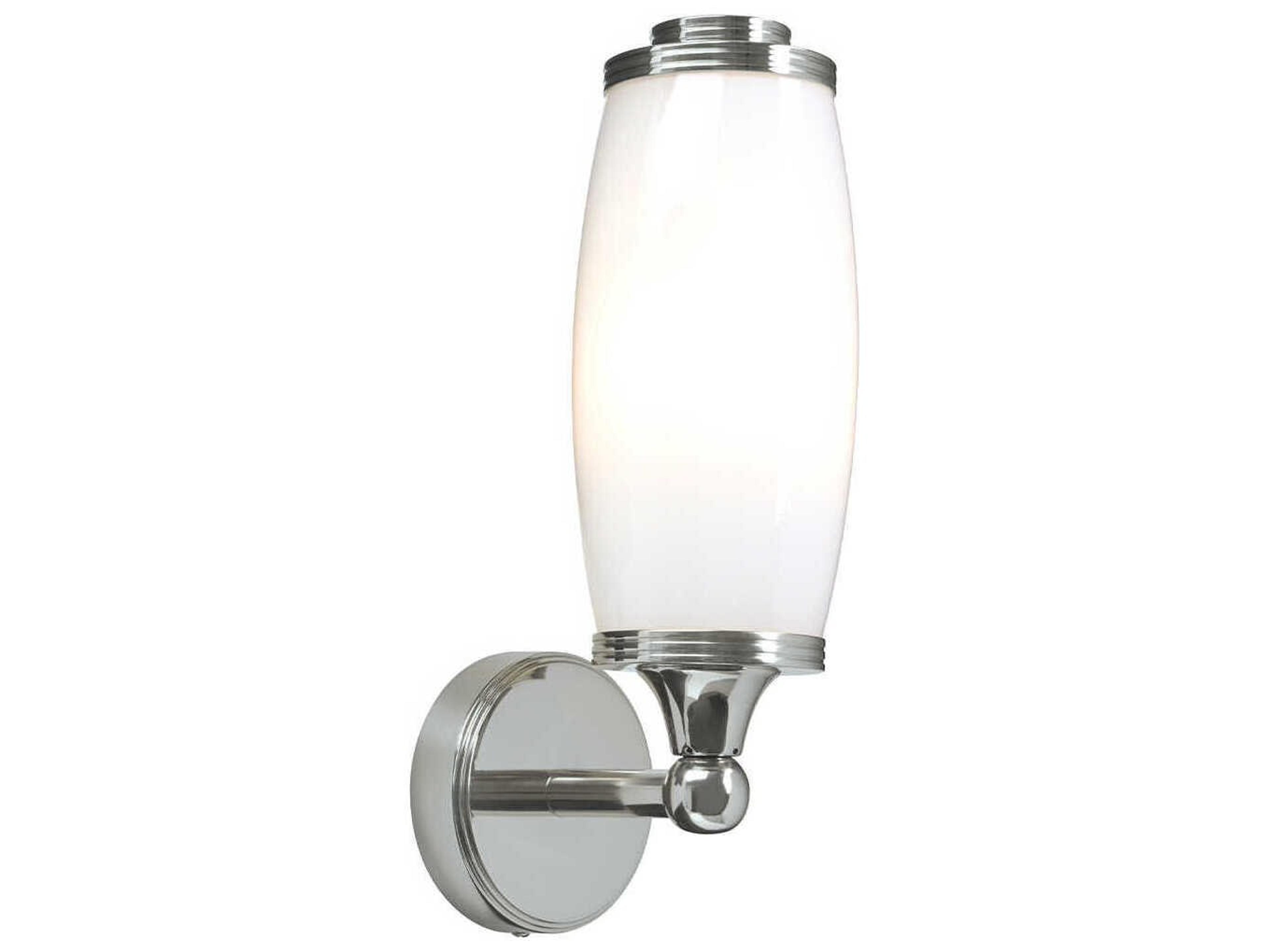 Eliot 1-Light Polished Chrome Glass LED Wall Sconce