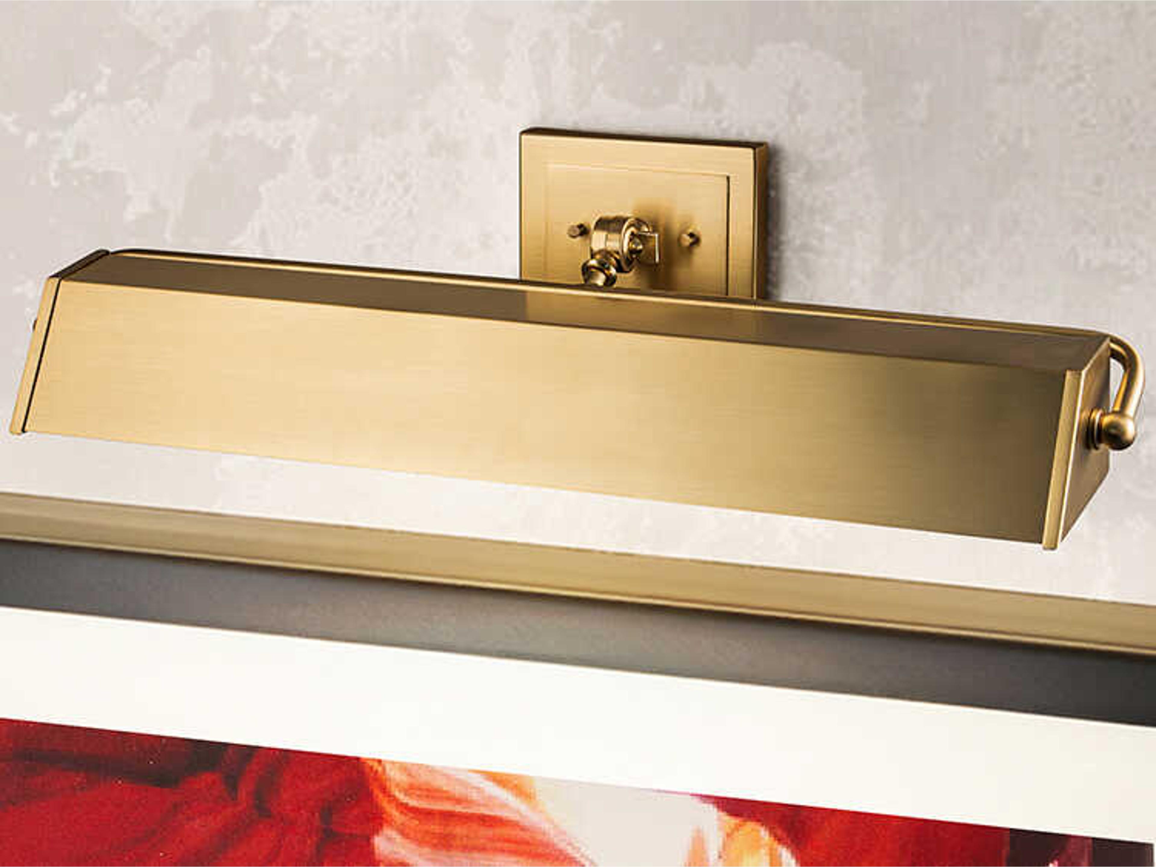 Lucas McKearn Cade 4-Light Brushed Brass Picture Light