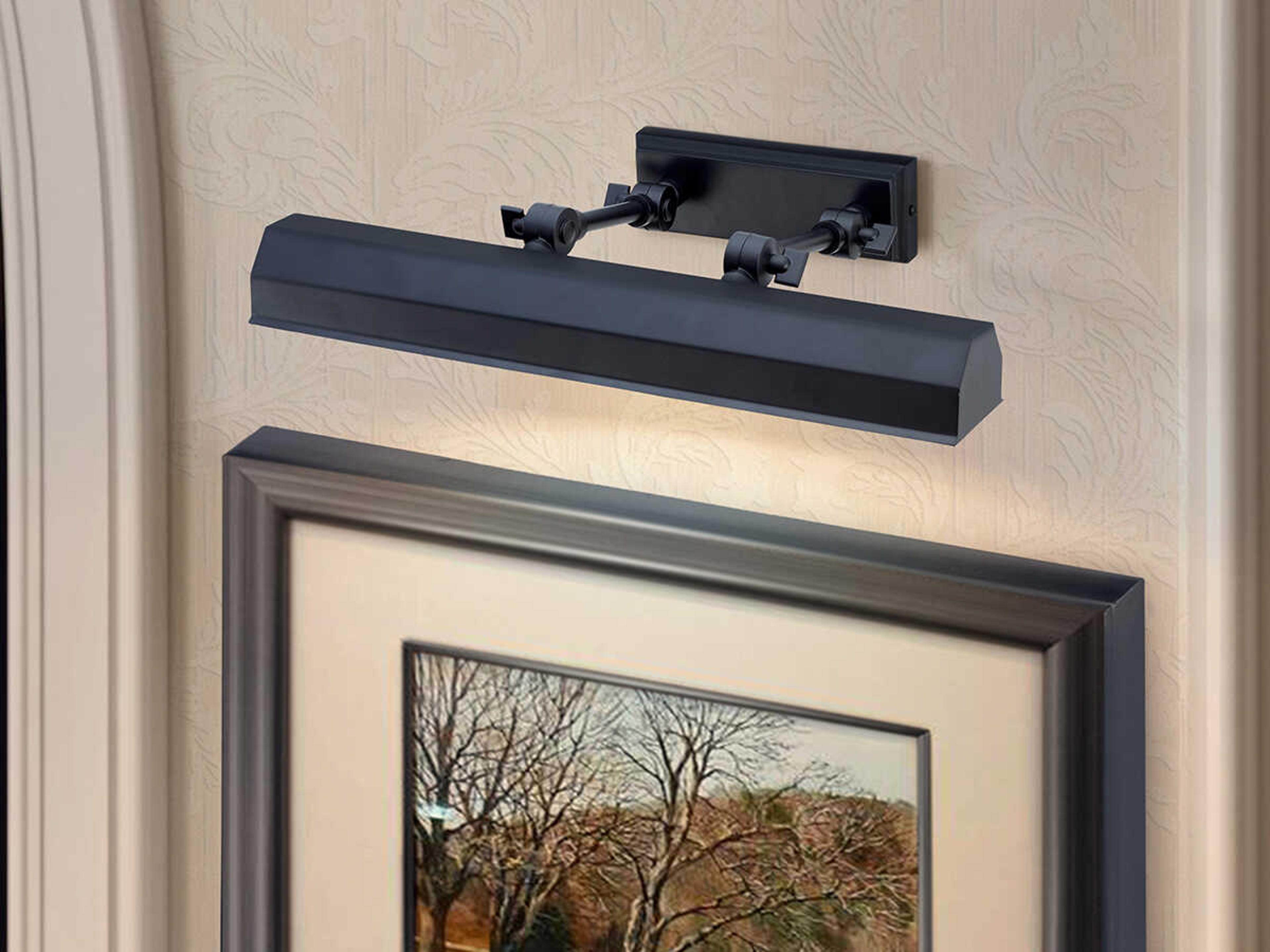 Lucas McKearn Chawton 2-Light Black Traditional Picture Light