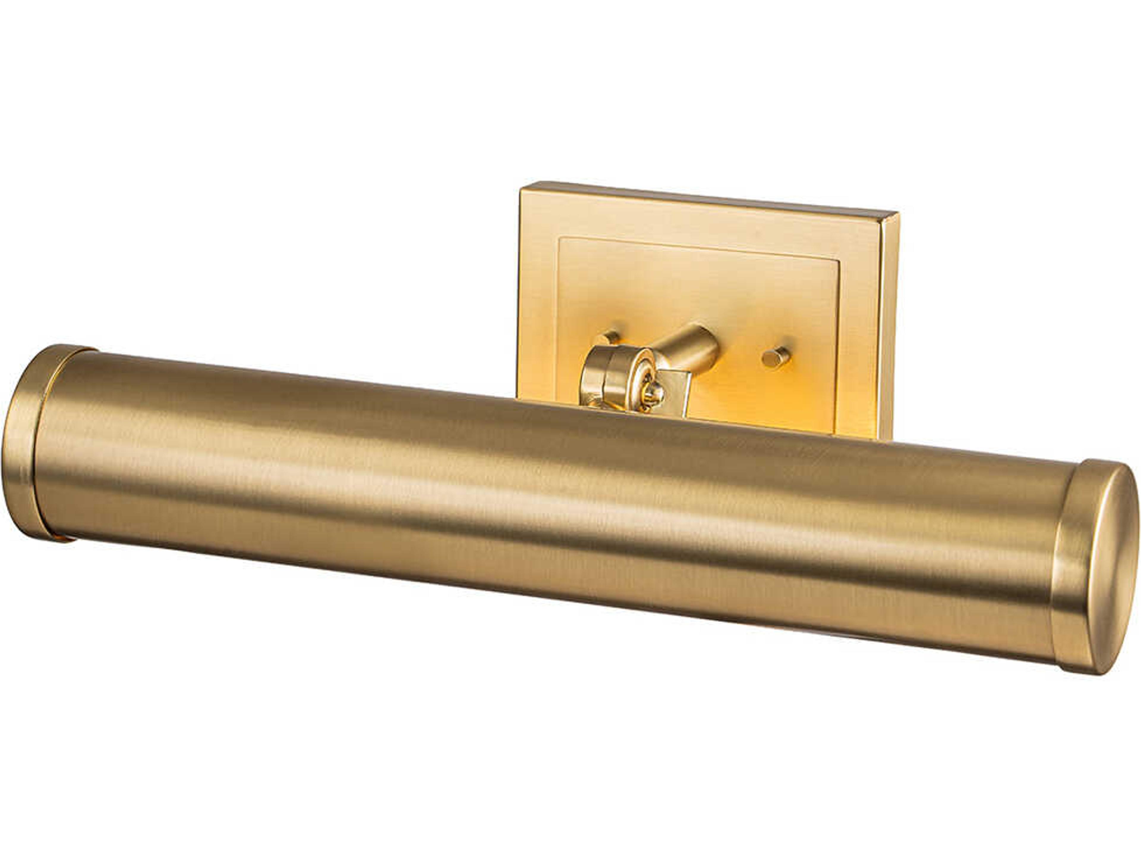 Coates Brushed Brass Picture Light