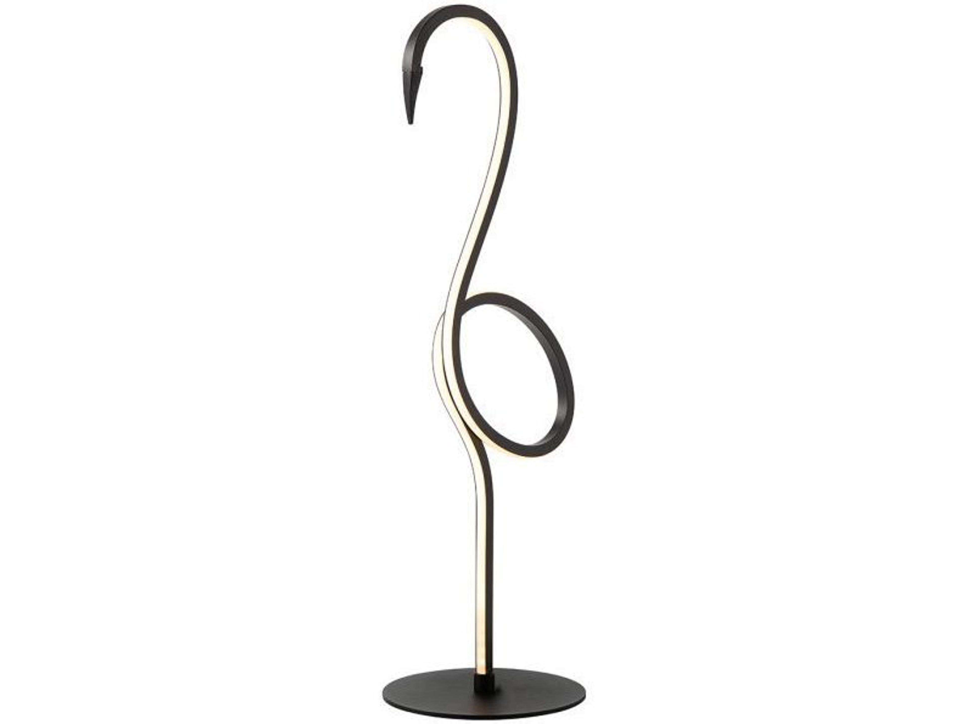 Flamingo Black Table Lamp