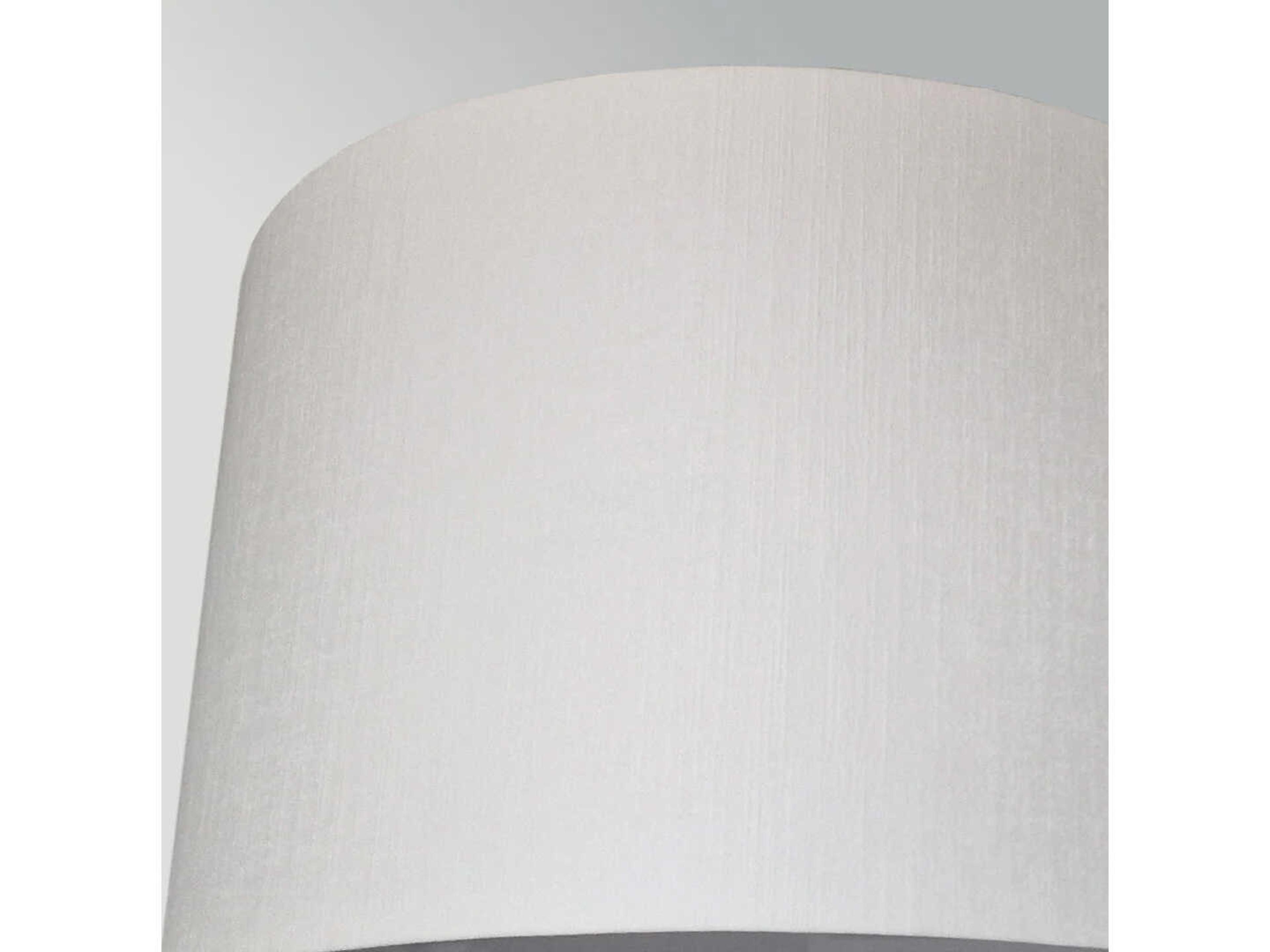 Lucas McKearn Fletcher 3-Light Aged Brass Ivory Shade Drum Flush Mount