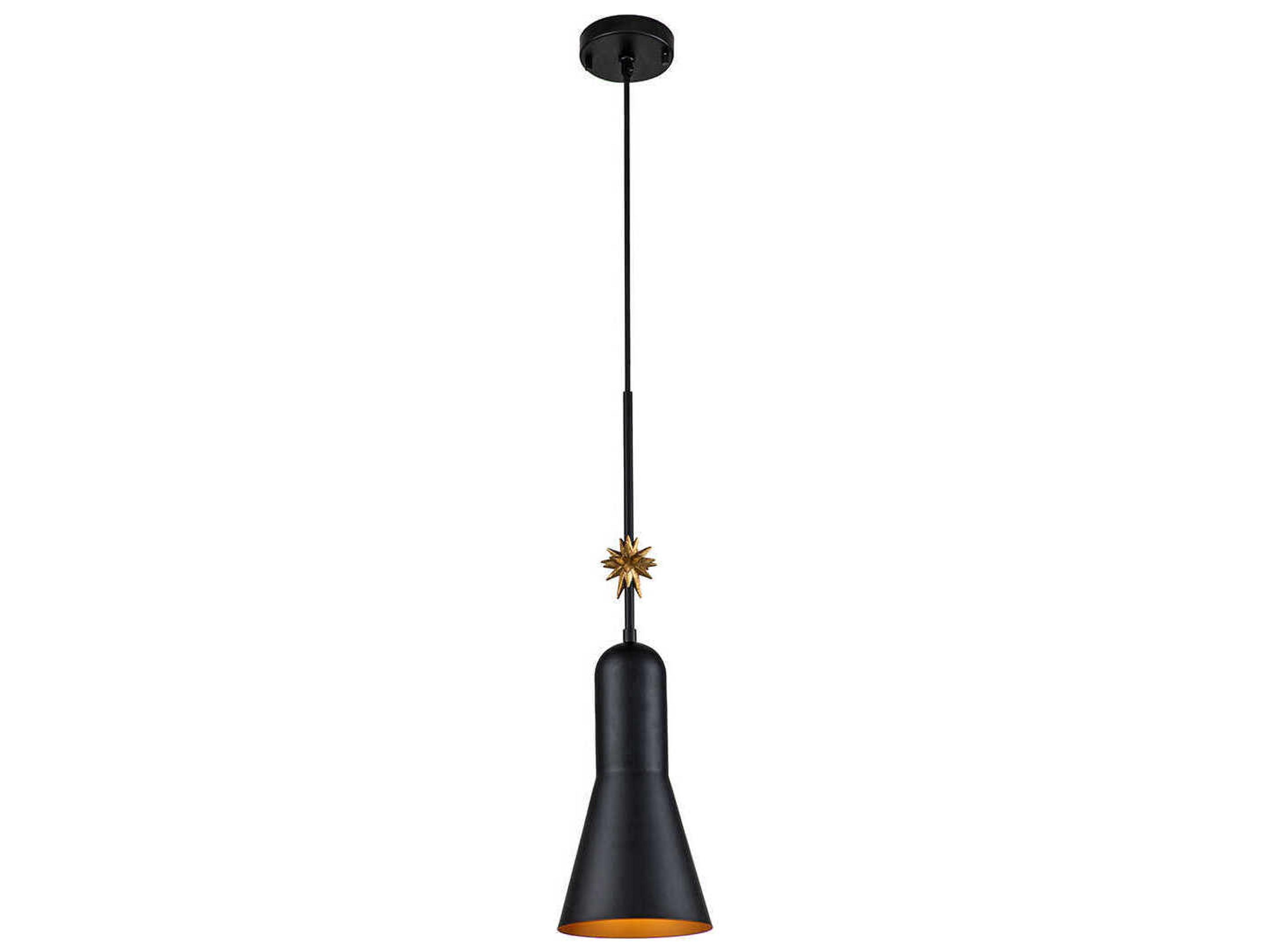 Etoile 1-Light Matte Black Mini Pendant