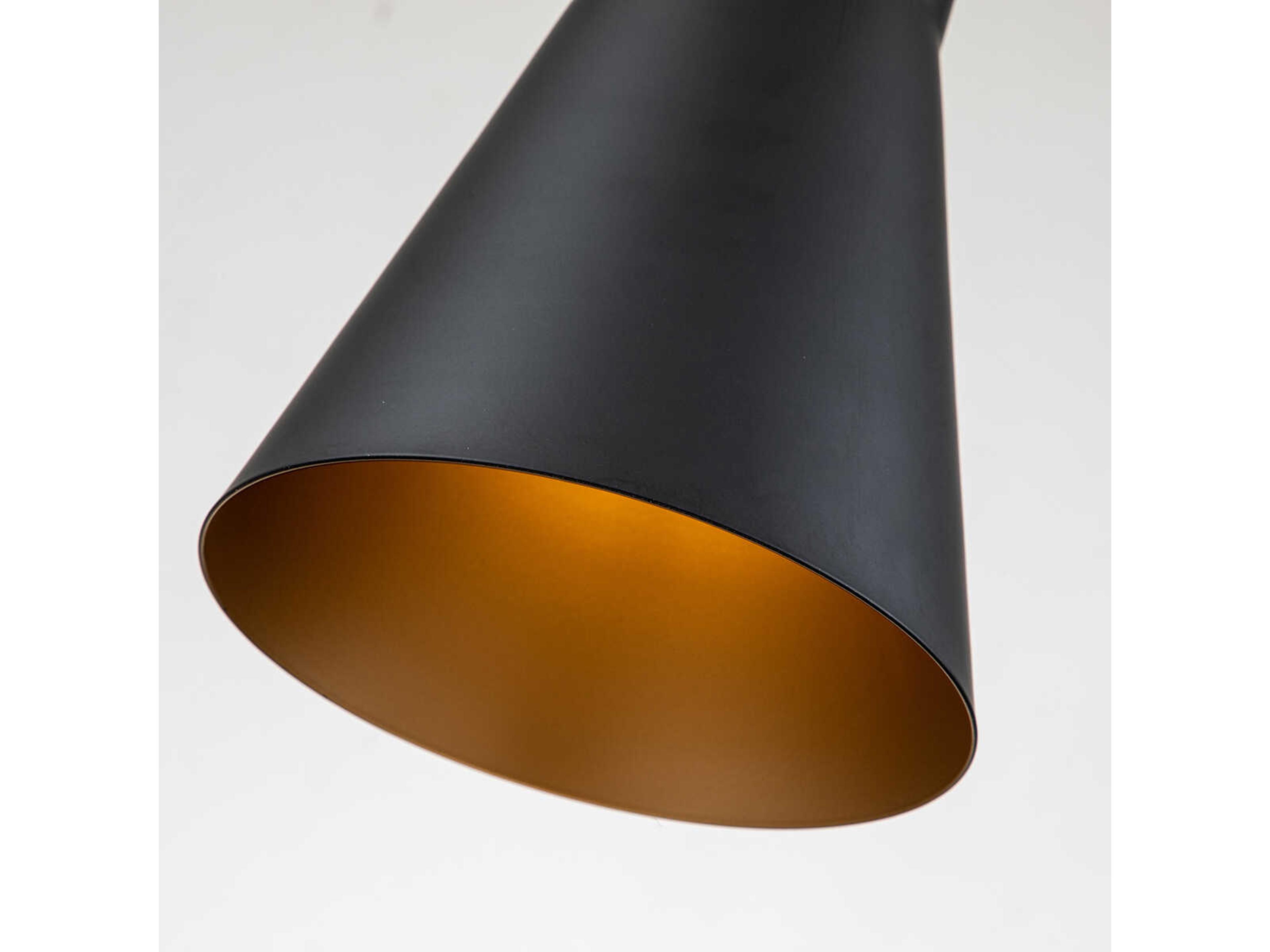 Lucas McKearn Etoile 1-Light Matte Black Mini Pendant