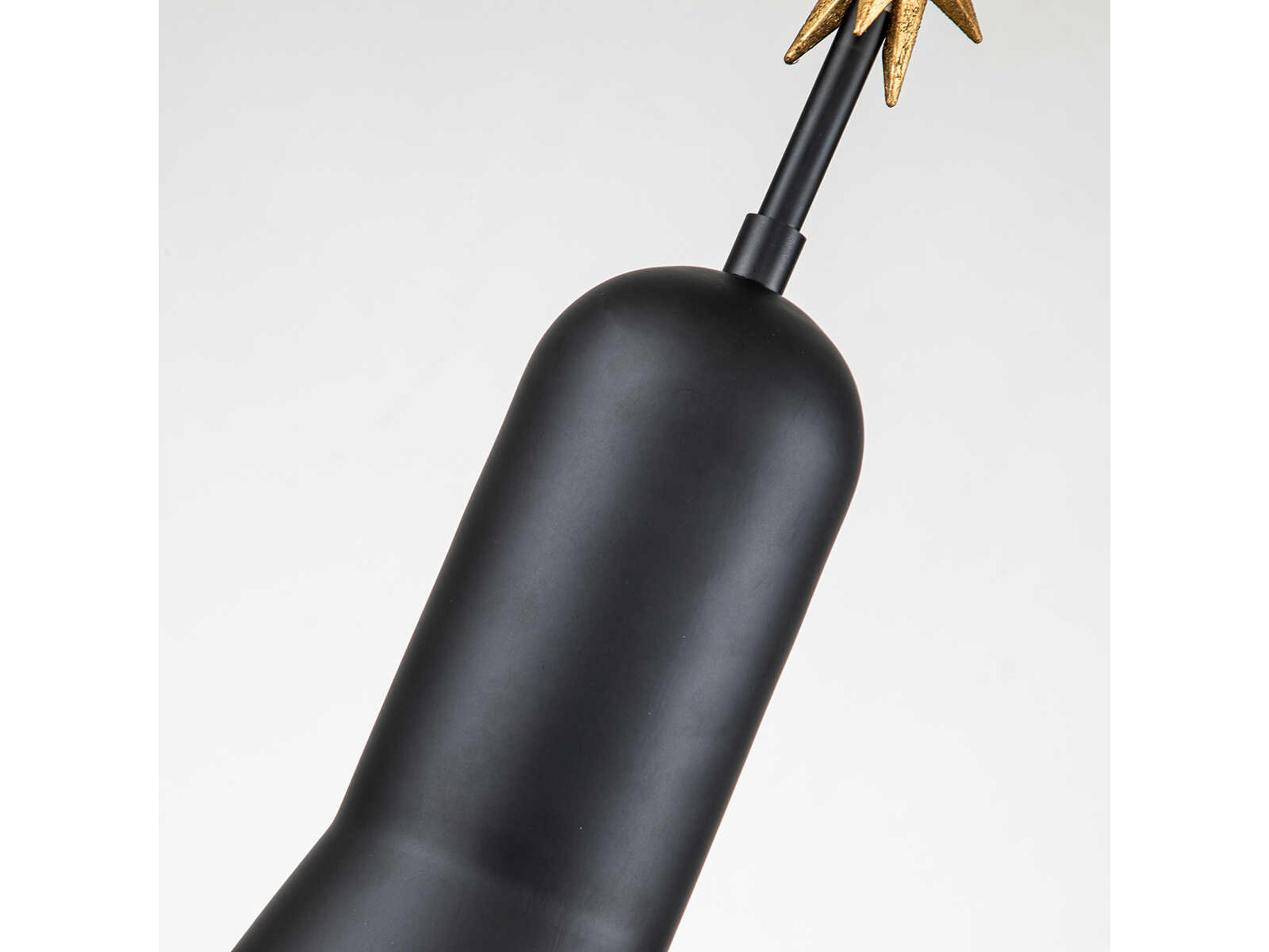 Lucas McKearn Etoile 1-Light Matte Black Mini Pendant