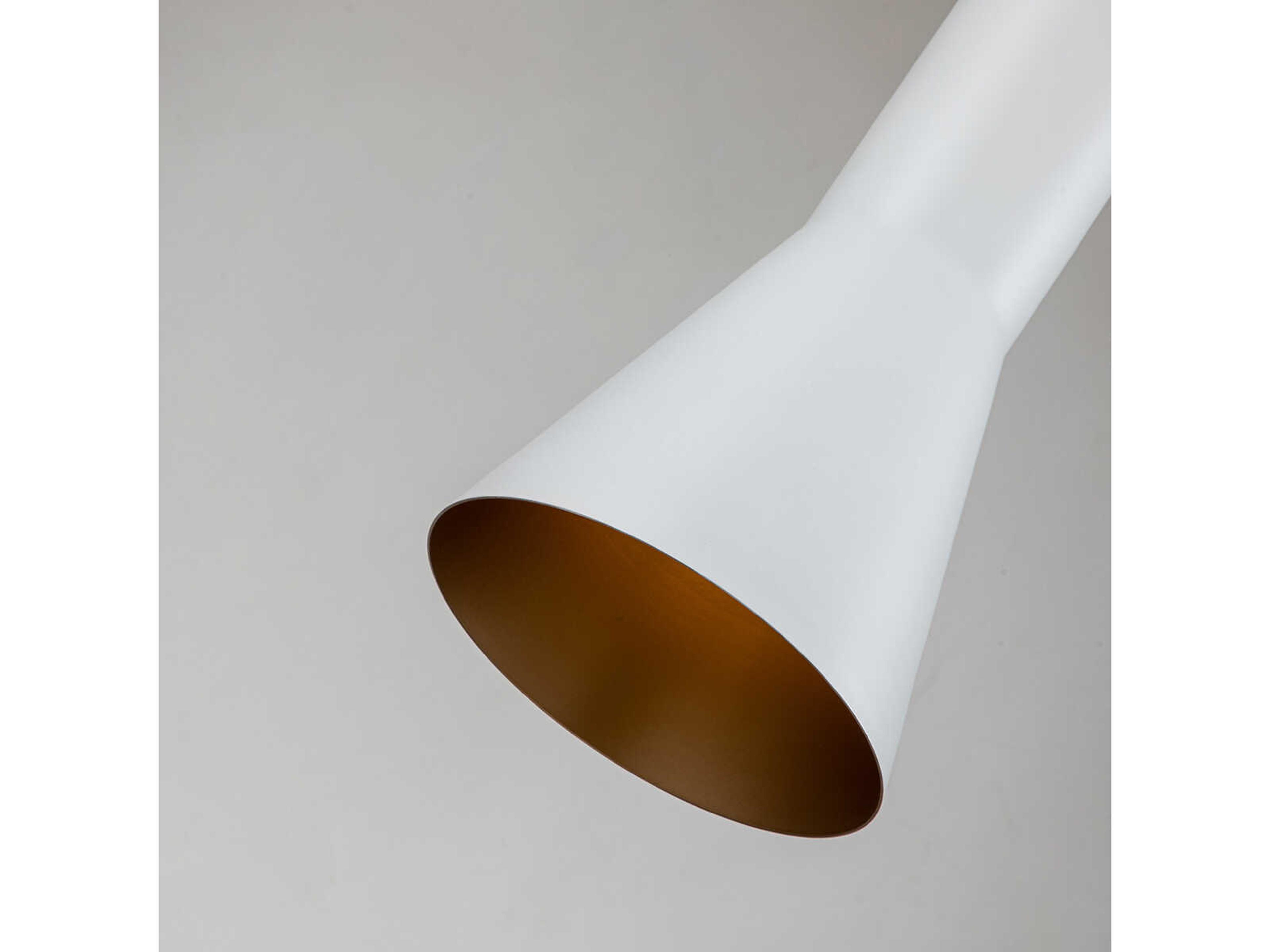 Lucas McKearn Etoile 1-Light White Mini Pendant