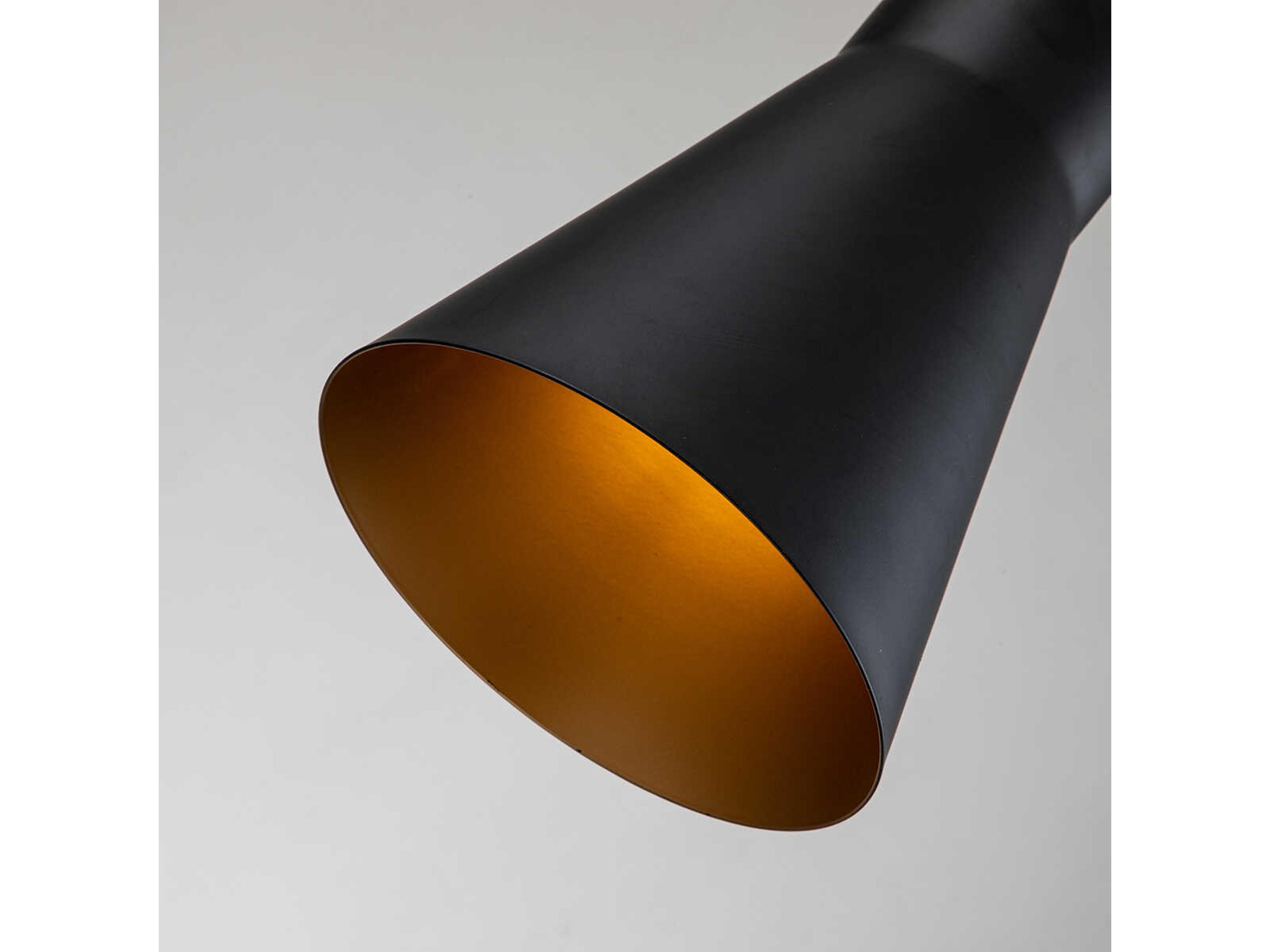 Lucas McKearn Etoile 1-Light Matte Black Mini Pendant