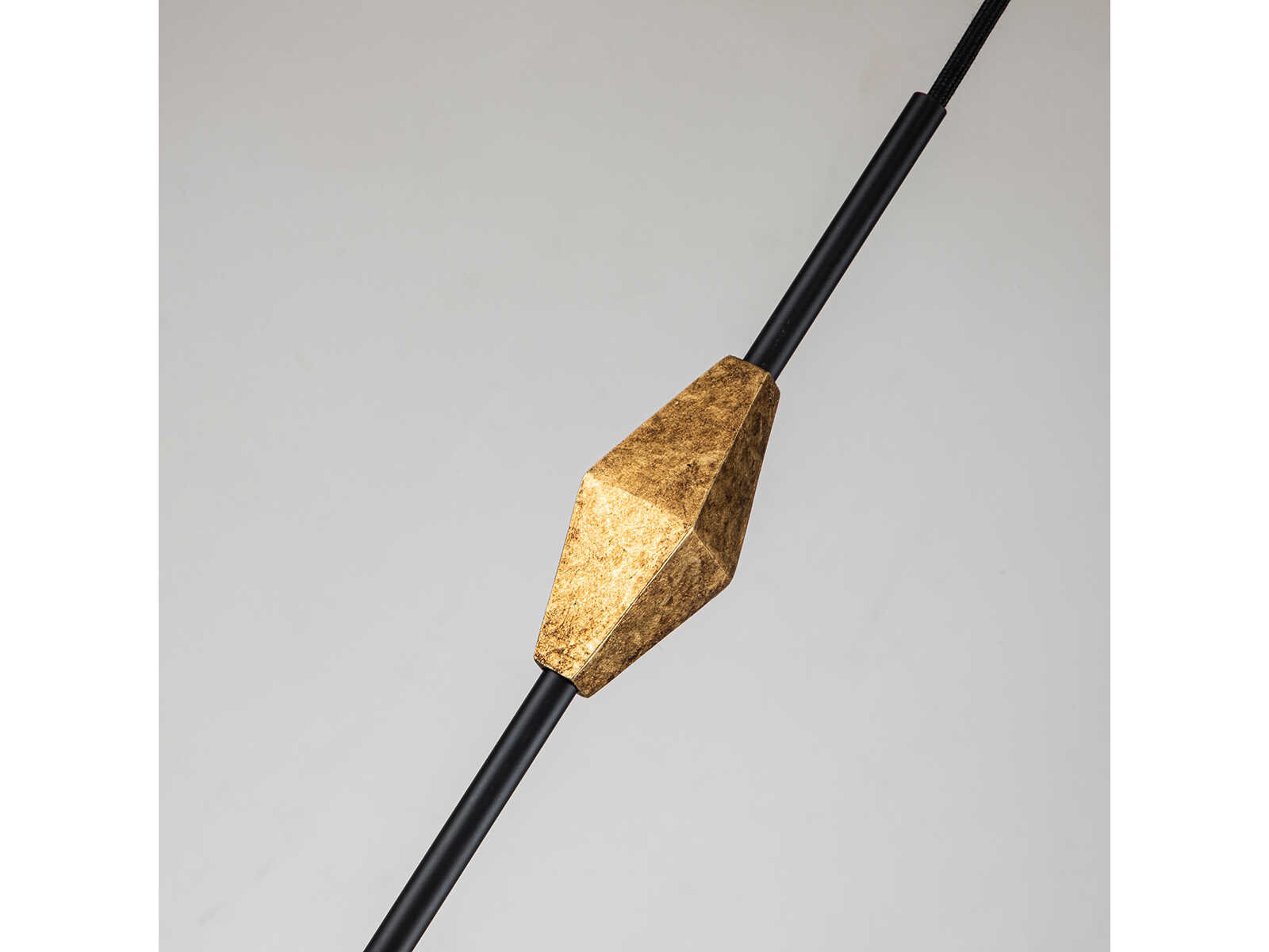 Lucas McKearn Etoile 1-Light Matte Black Mini Pendant