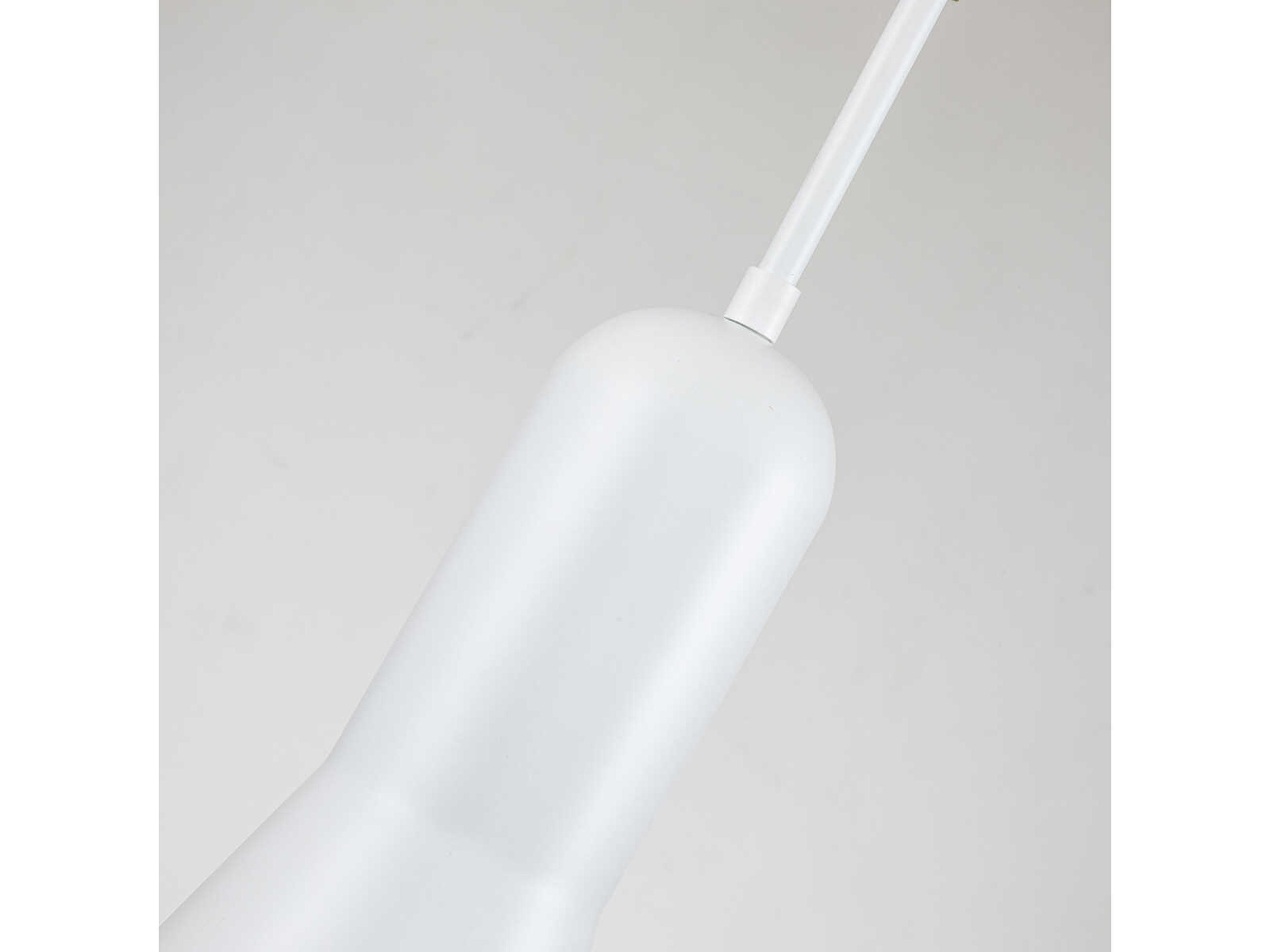 Lucas McKearn Etoile 1-Light White Bell Mini Pendant