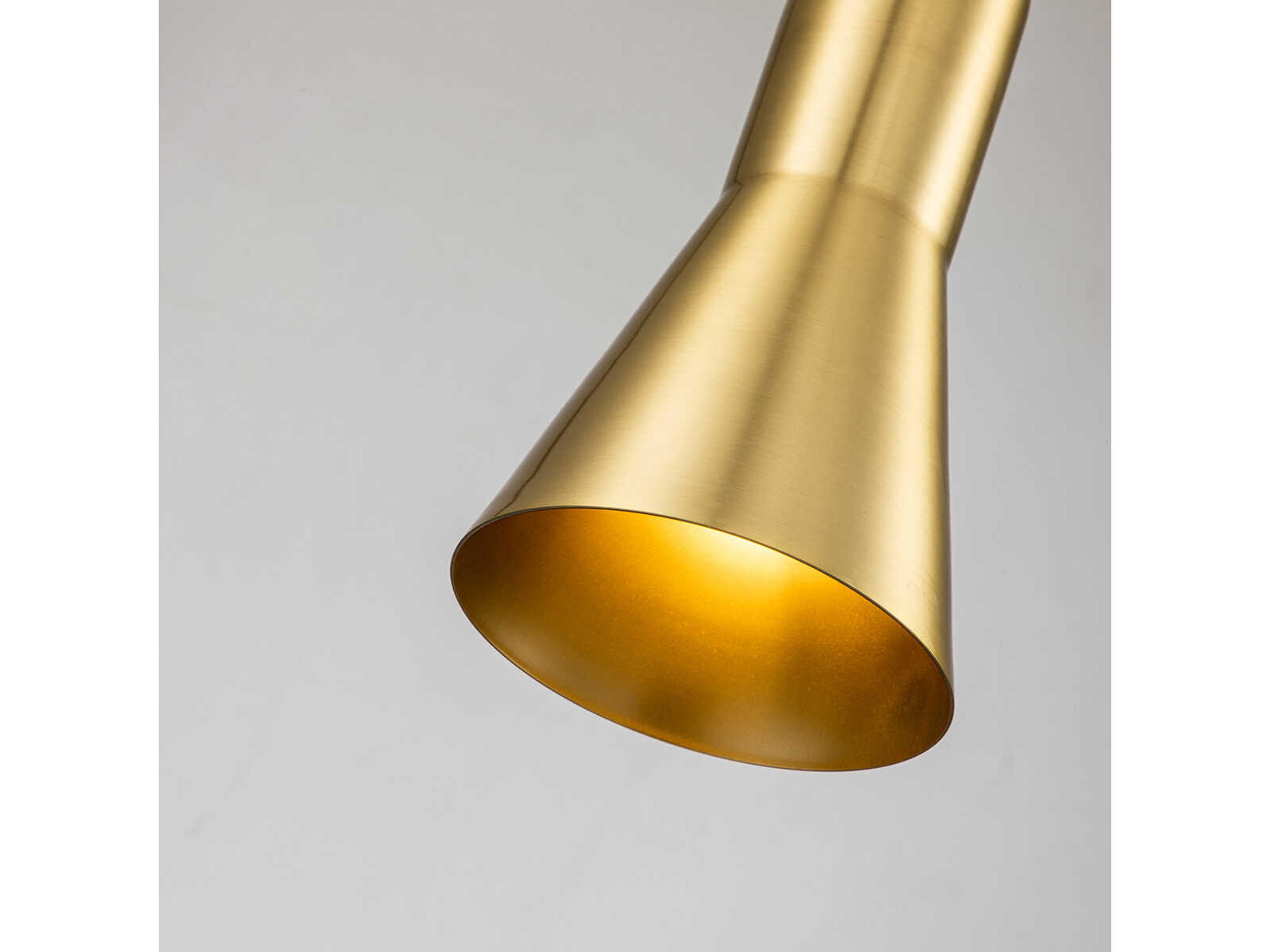 Lucas McKearn Etoile 1-Light Aged Brass Mini Pendant
