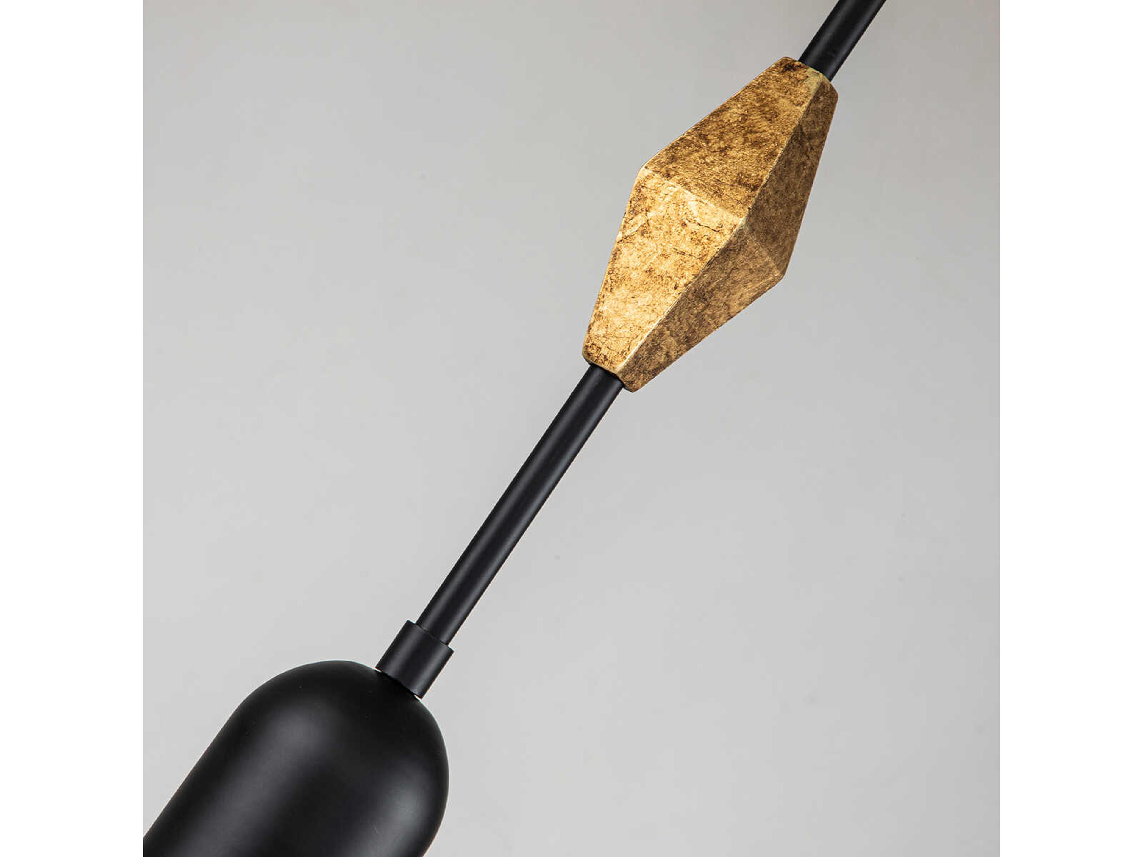 Lucas McKearn Etoile 1-Light Matte Black Mini Pendant