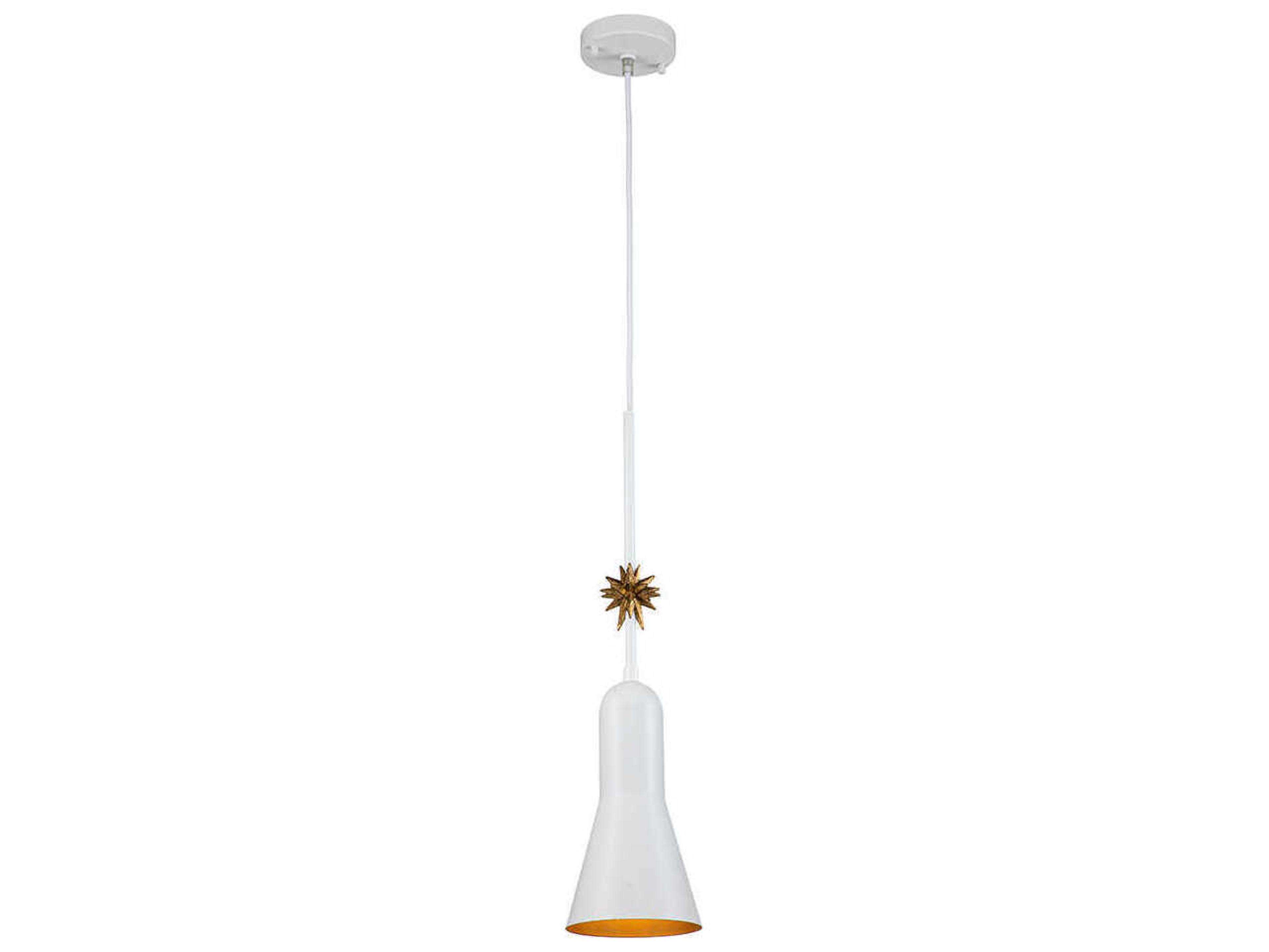 Etoile 1-Light White Mini Pendant