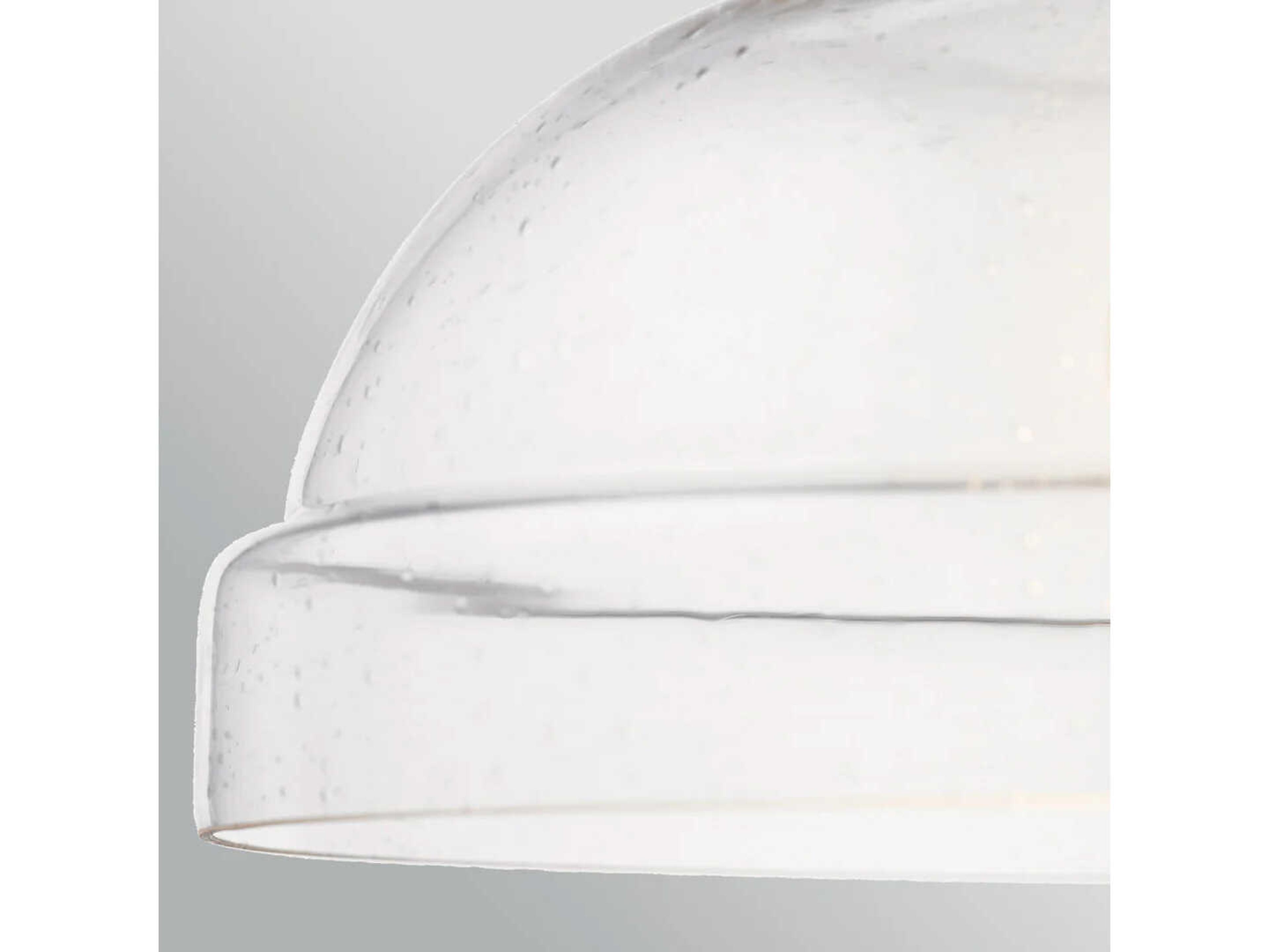 Lucas McKearn Hampton 1-Light Painted Natural Brass Dome Pendant