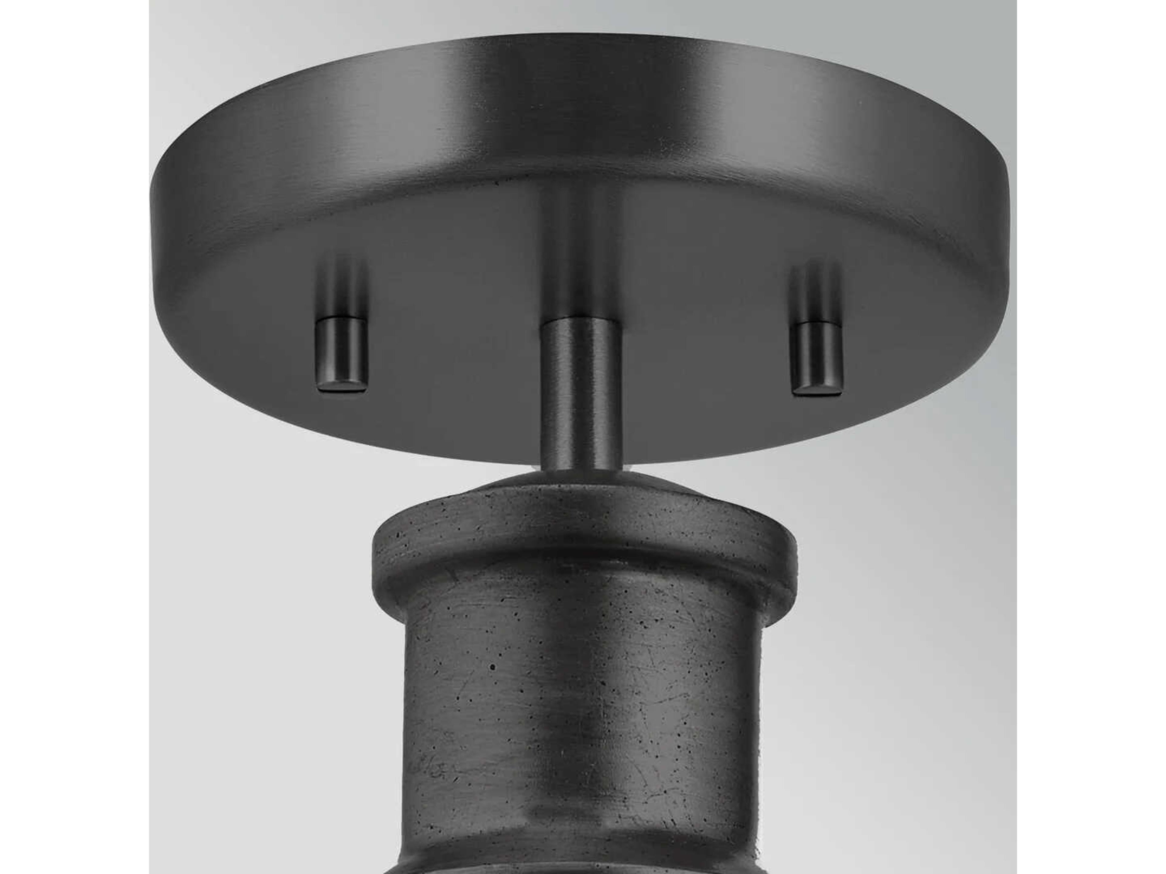 Lucas McKearn Notting Hill 1-Light Graphite Black Dome Geometric Mini Pendant