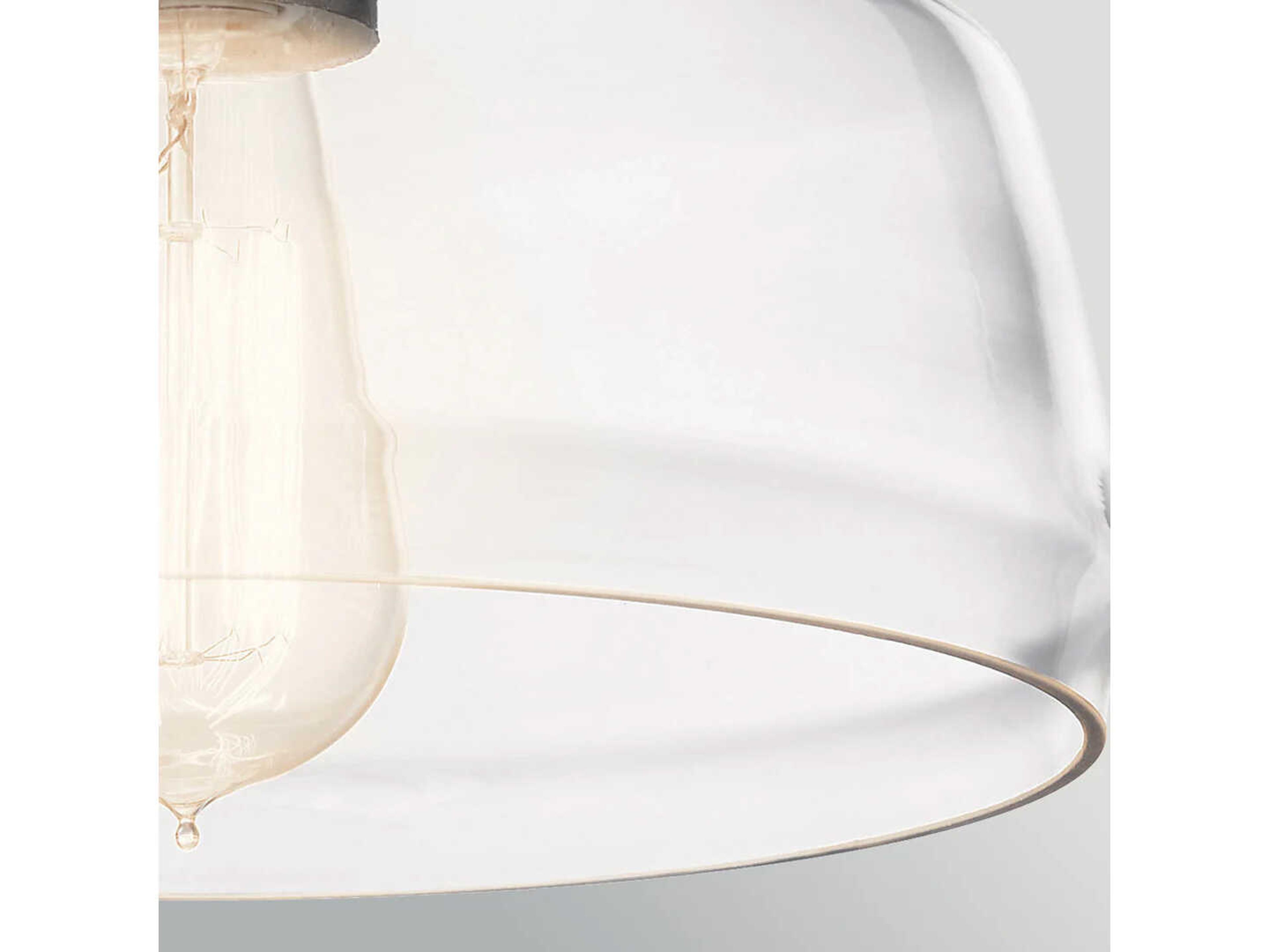 Lucas McKearn Notting Hill 1-Light Graphite Black Dome Geometric Mini Pendant