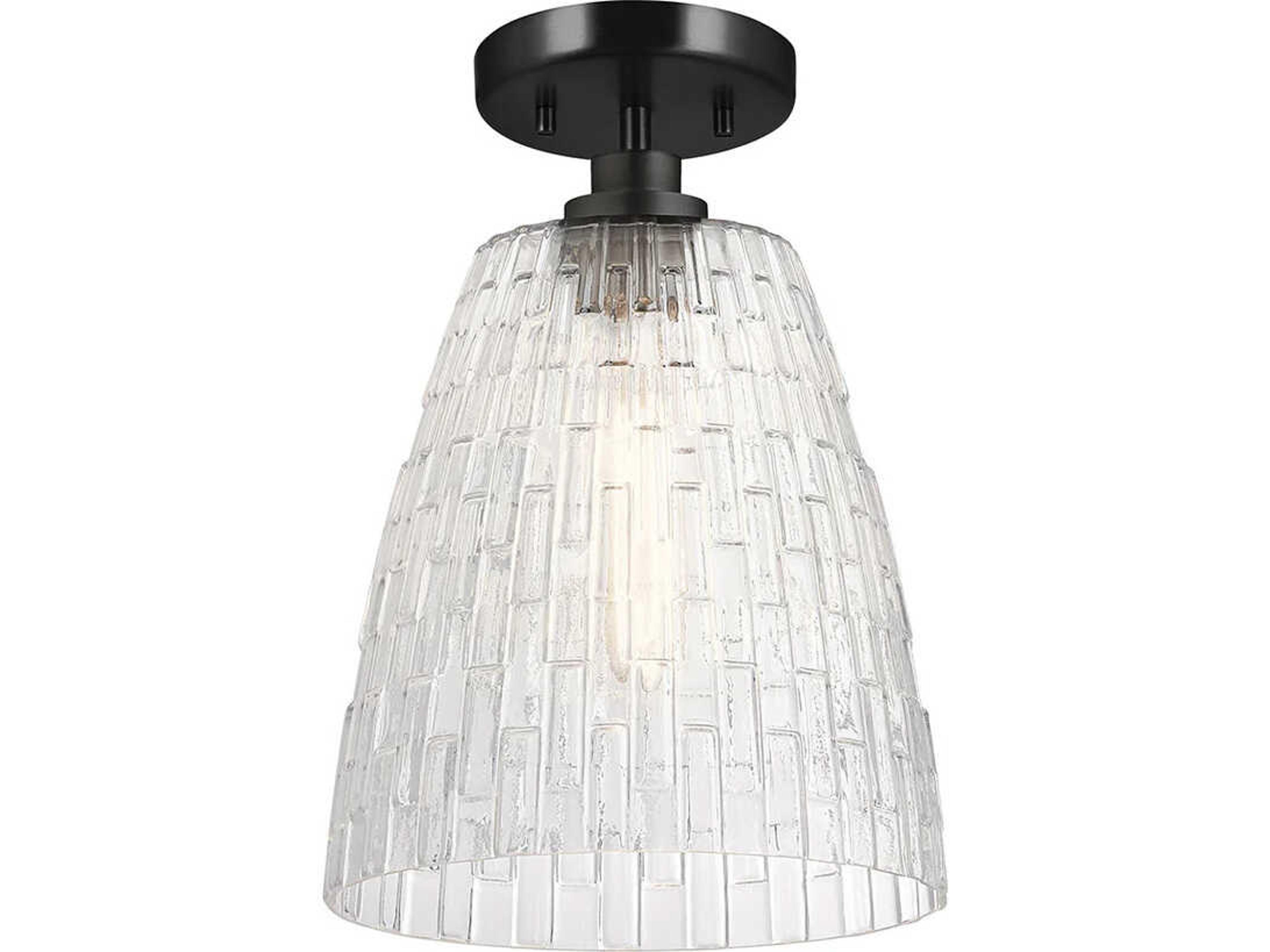 Lucas McKearn Windsor 1-Light Black Geometric Mini Pendant