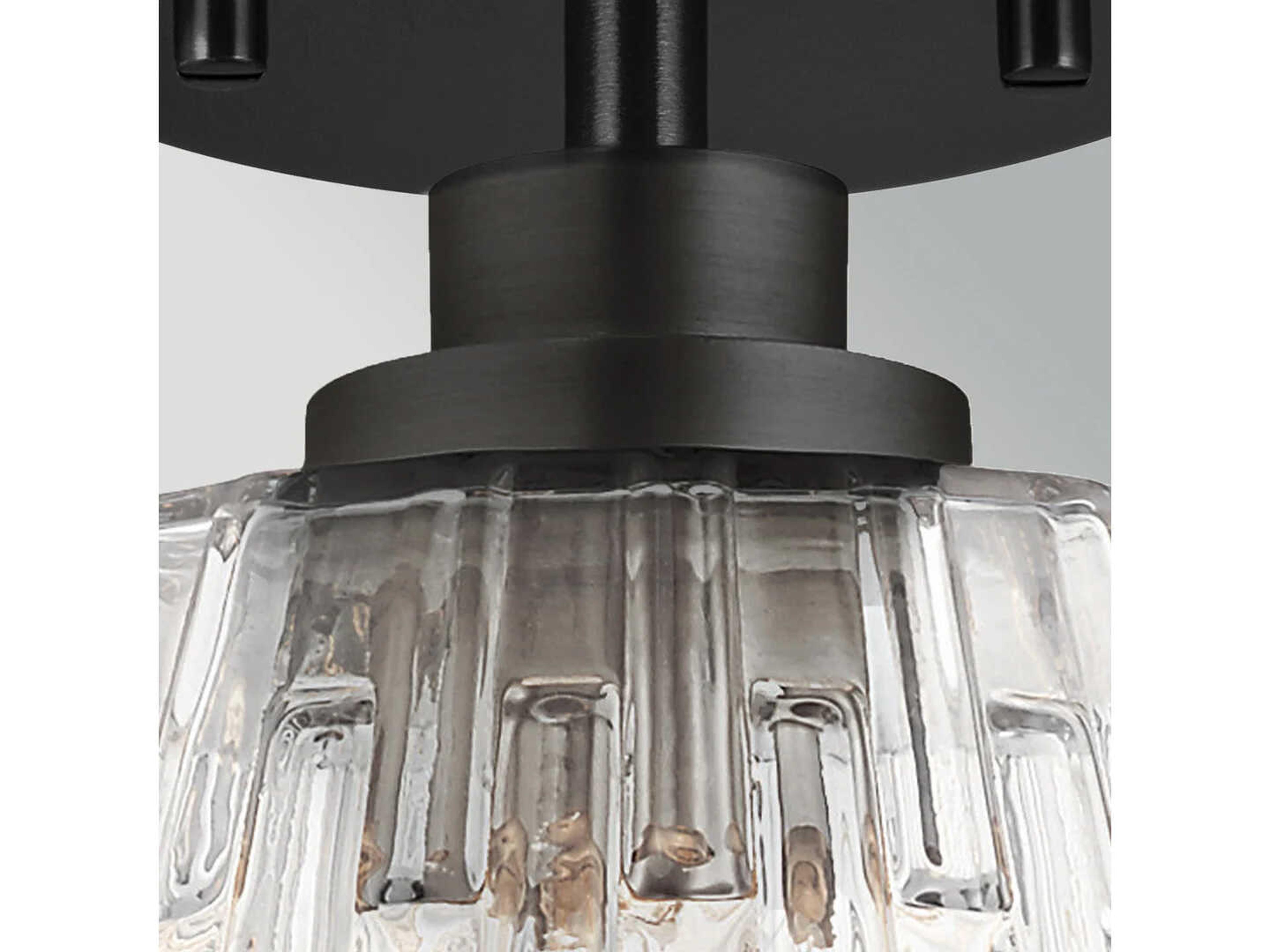 Lucas McKearn Windsor 1-Light Black Geometric Mini Pendant