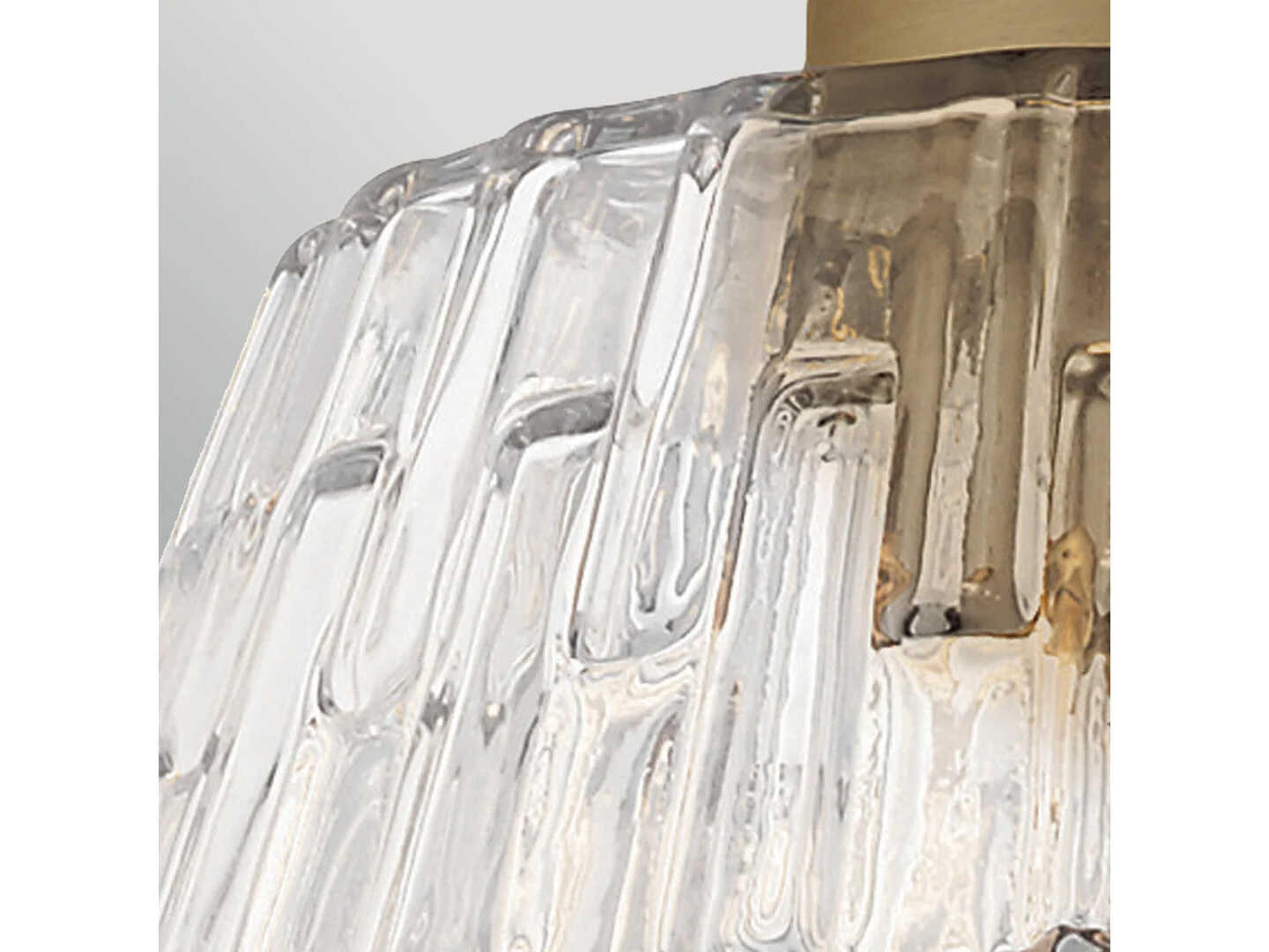 Lucas McKearn Windsor 1-Light Painted Natural Brass Geometric Mini Pendant