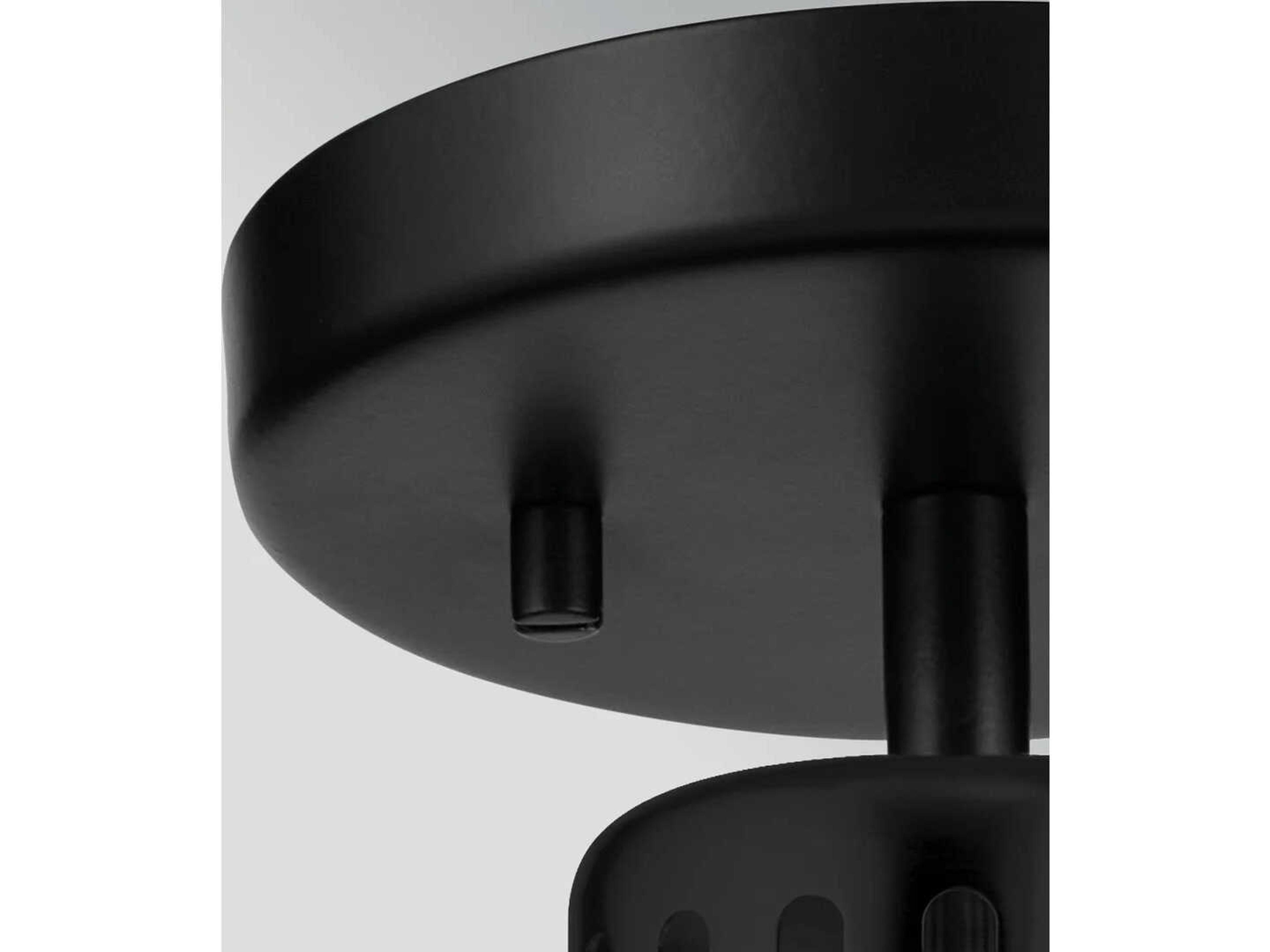 Lucas McKearn York 1-Light Black Pale Blue Cylinder Mini Pendant