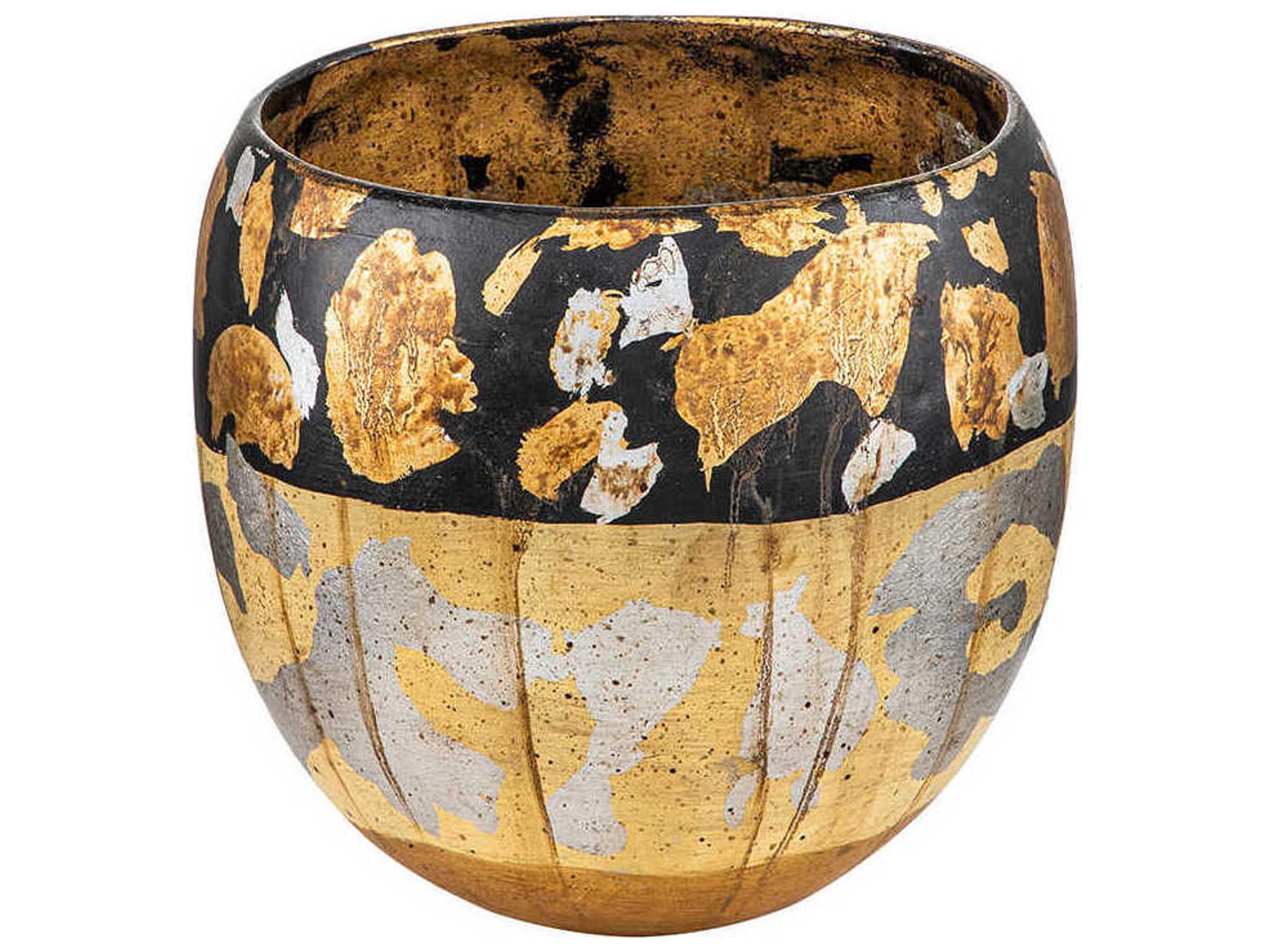 Arnaud Gold Leaf Decorative Bowl
