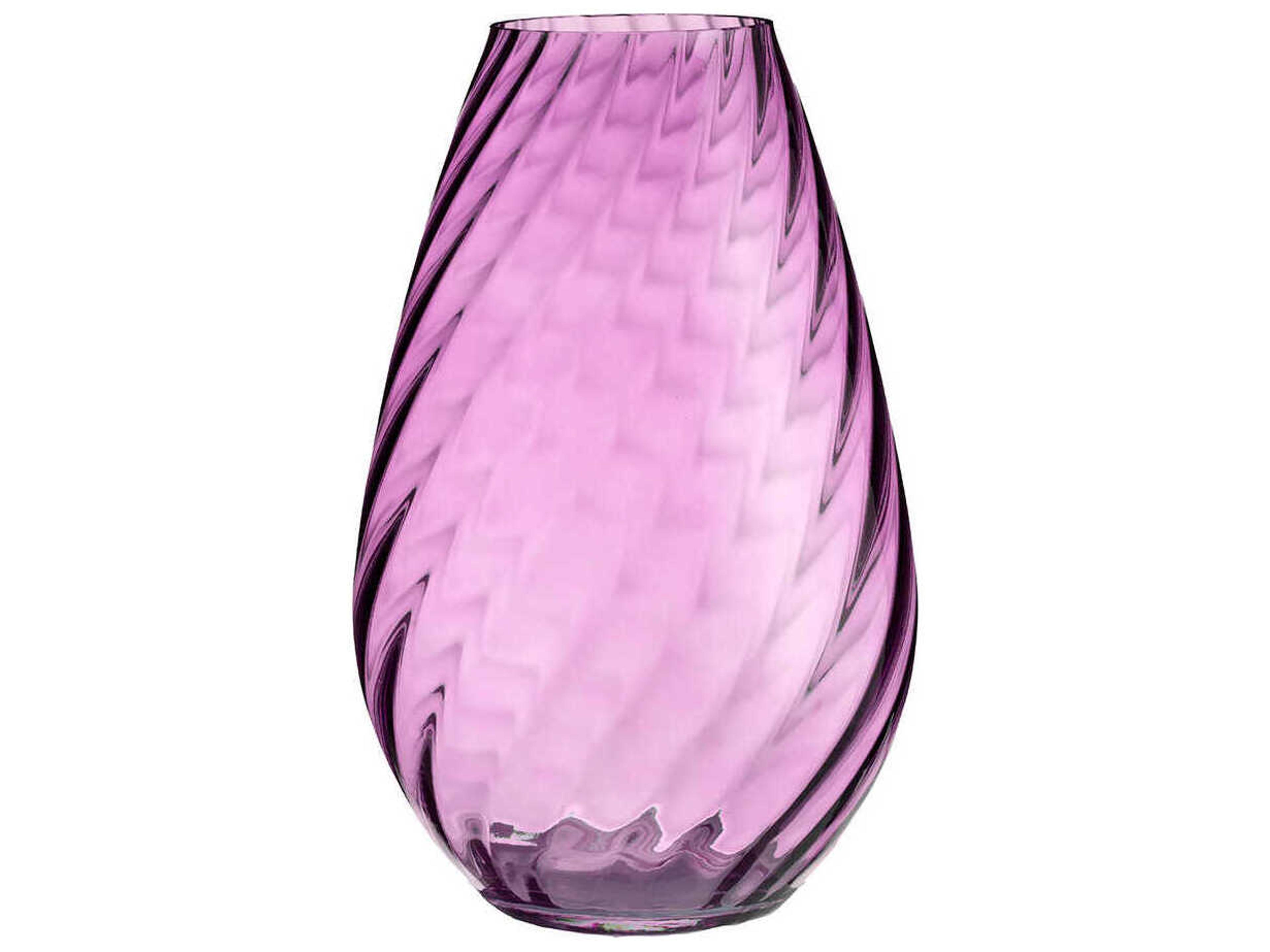 Lena Plum 10" Vase