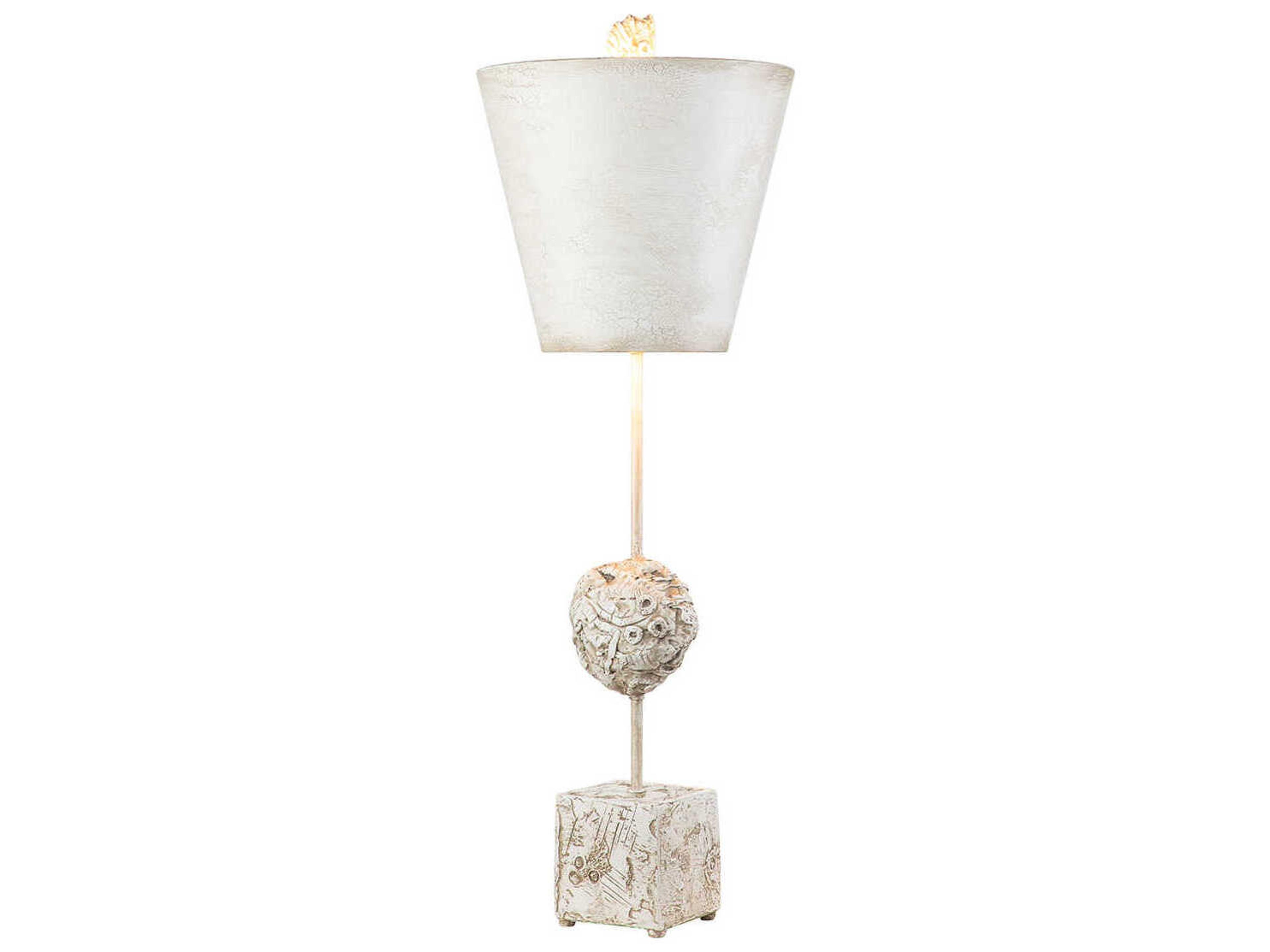 Petra Bone White Buffet Lamp