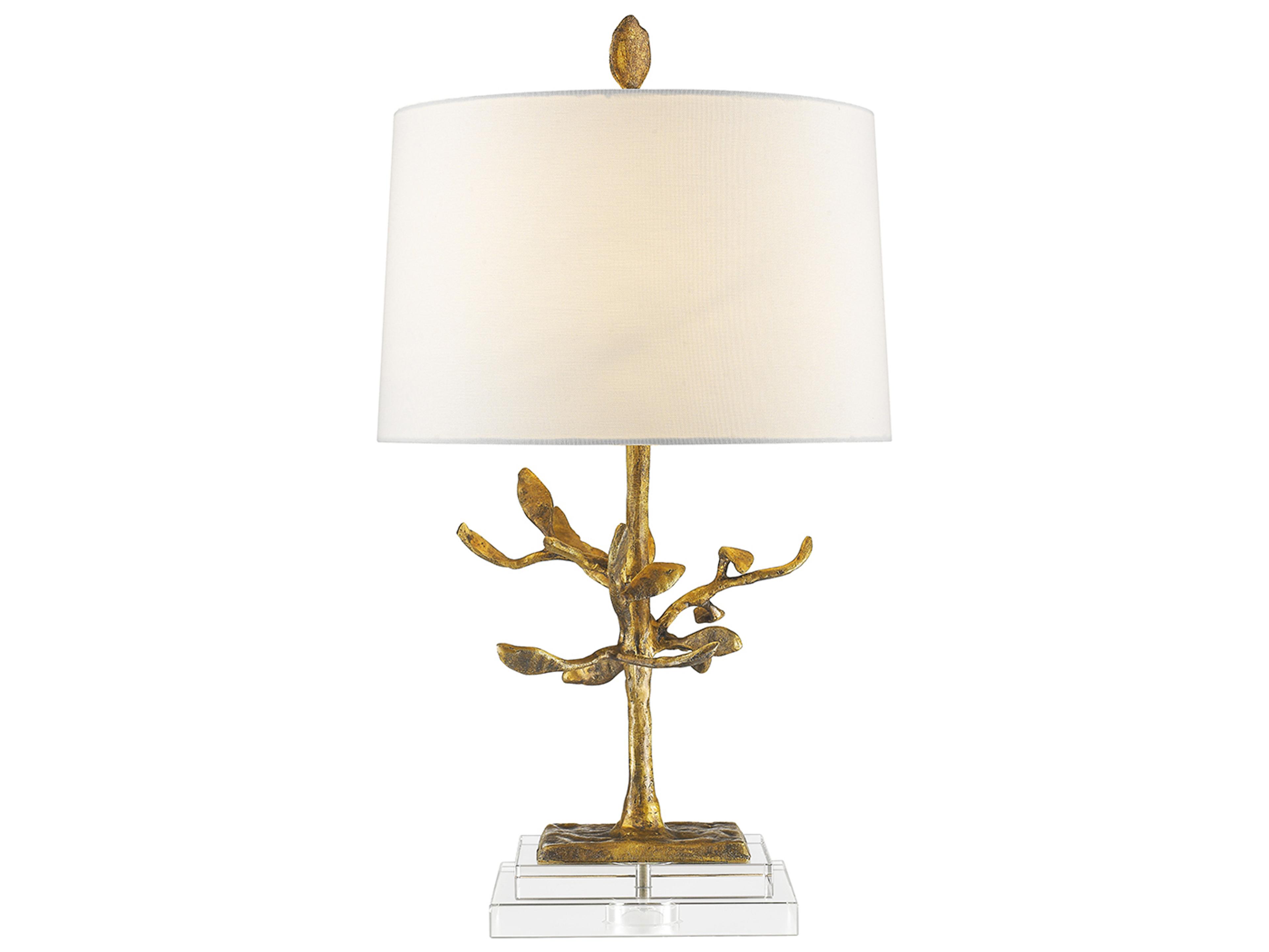 Lucas McKearn Audubon Distressed Gold Table Lamp