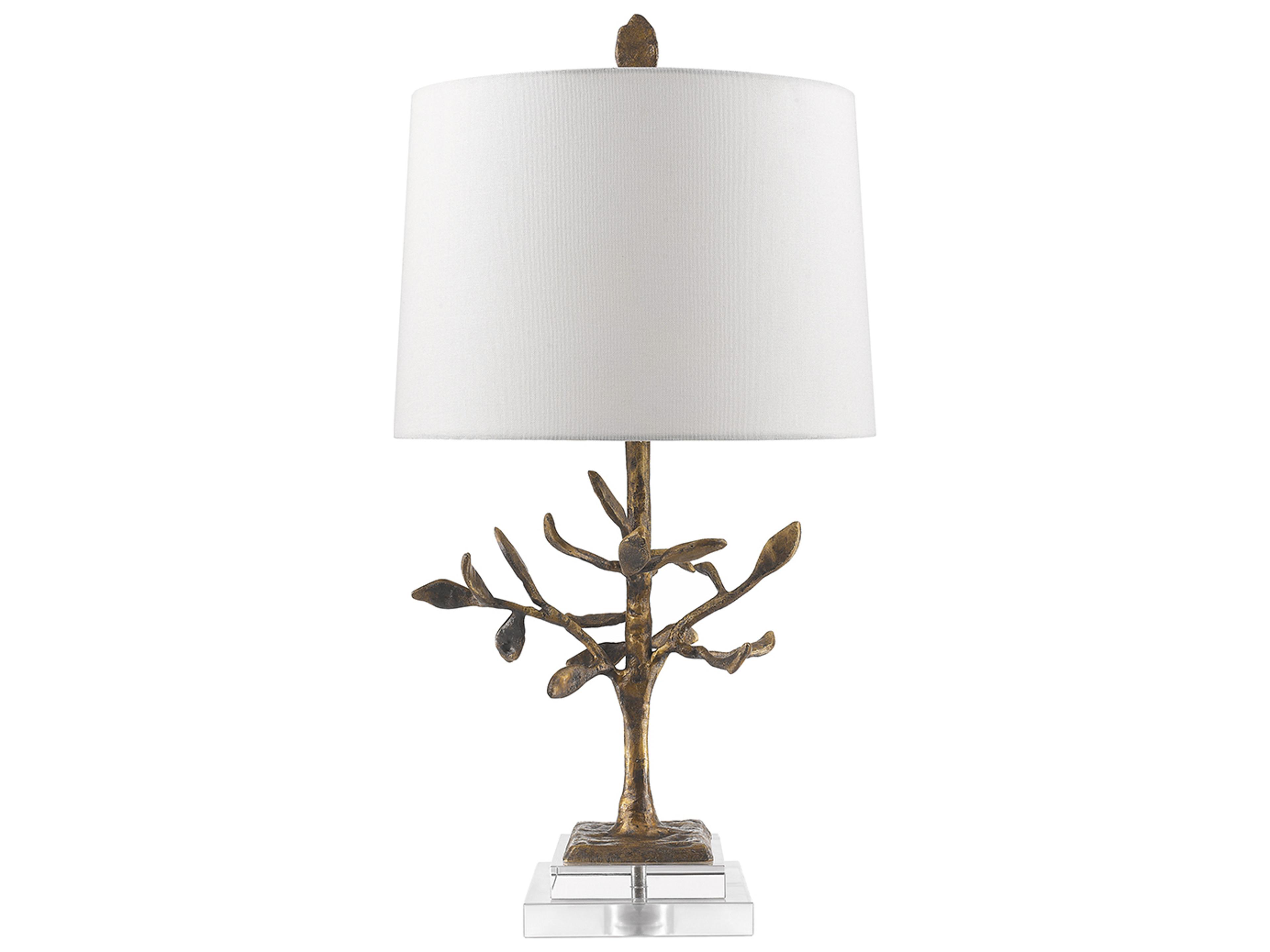 Lucas McKearn Audubon Distressed Gold Table Lamp