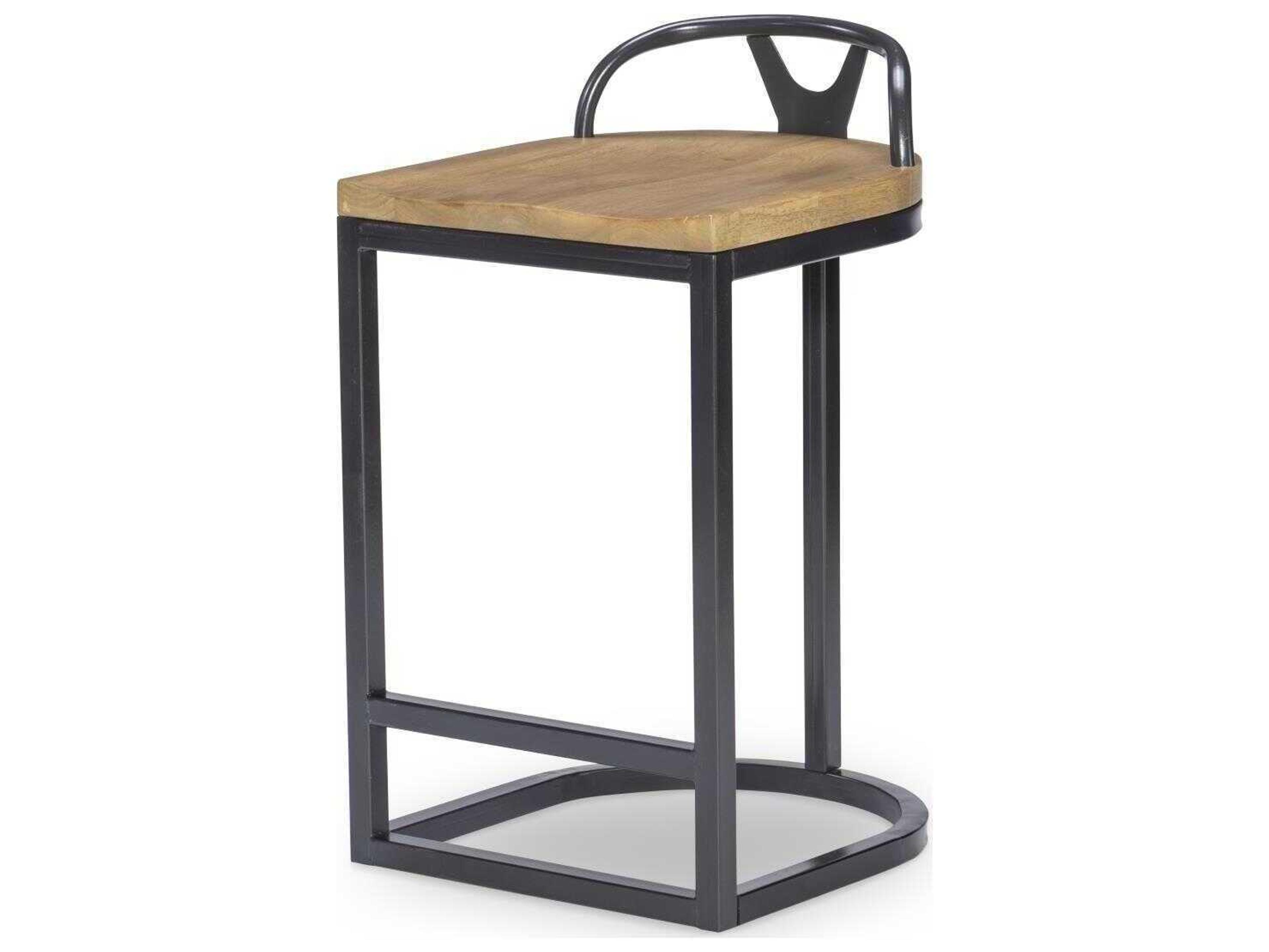 Franklin Aged Black Counter Stool