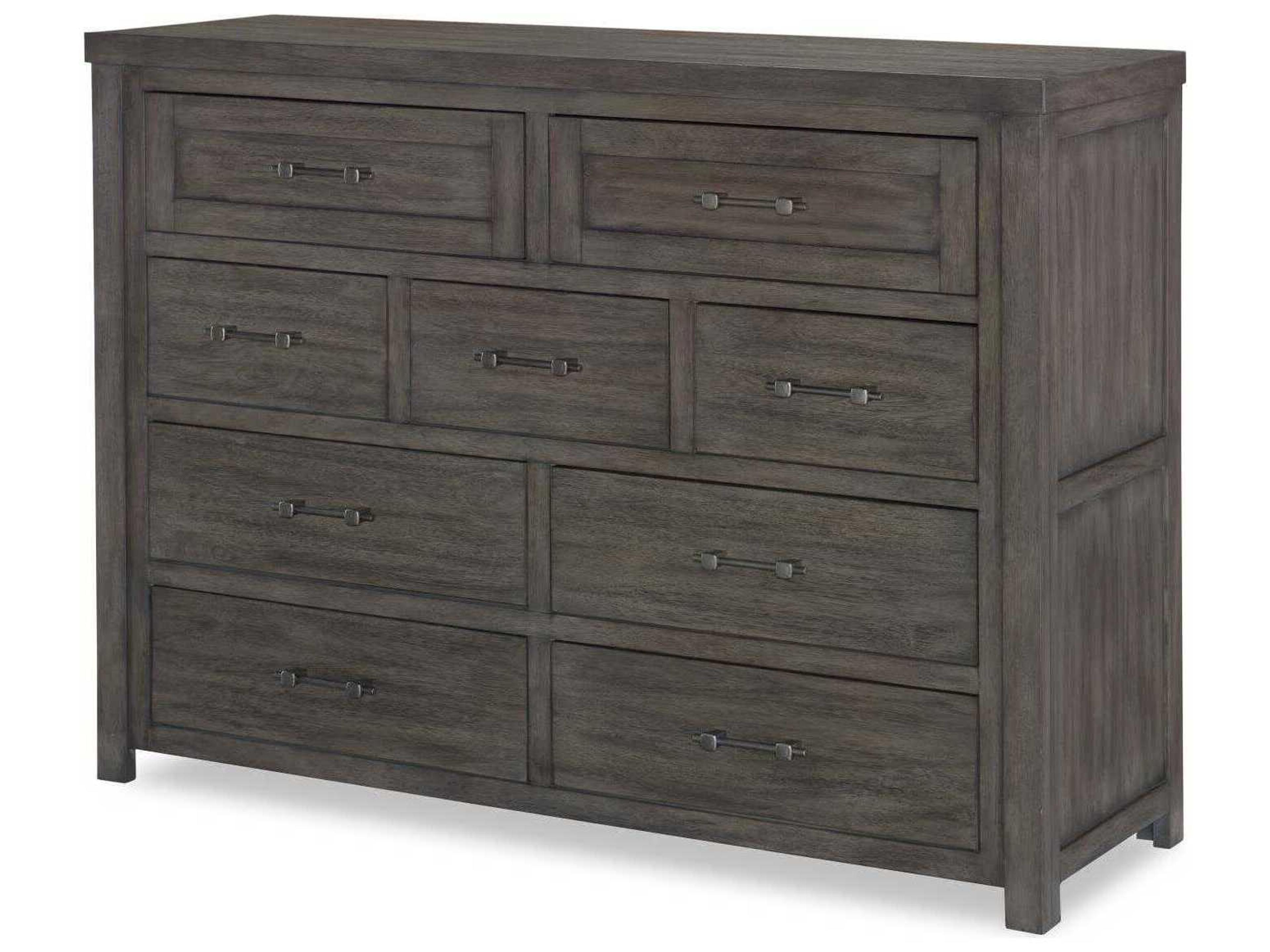 Bunkhouse Gray Acacia Wood Double Dresser