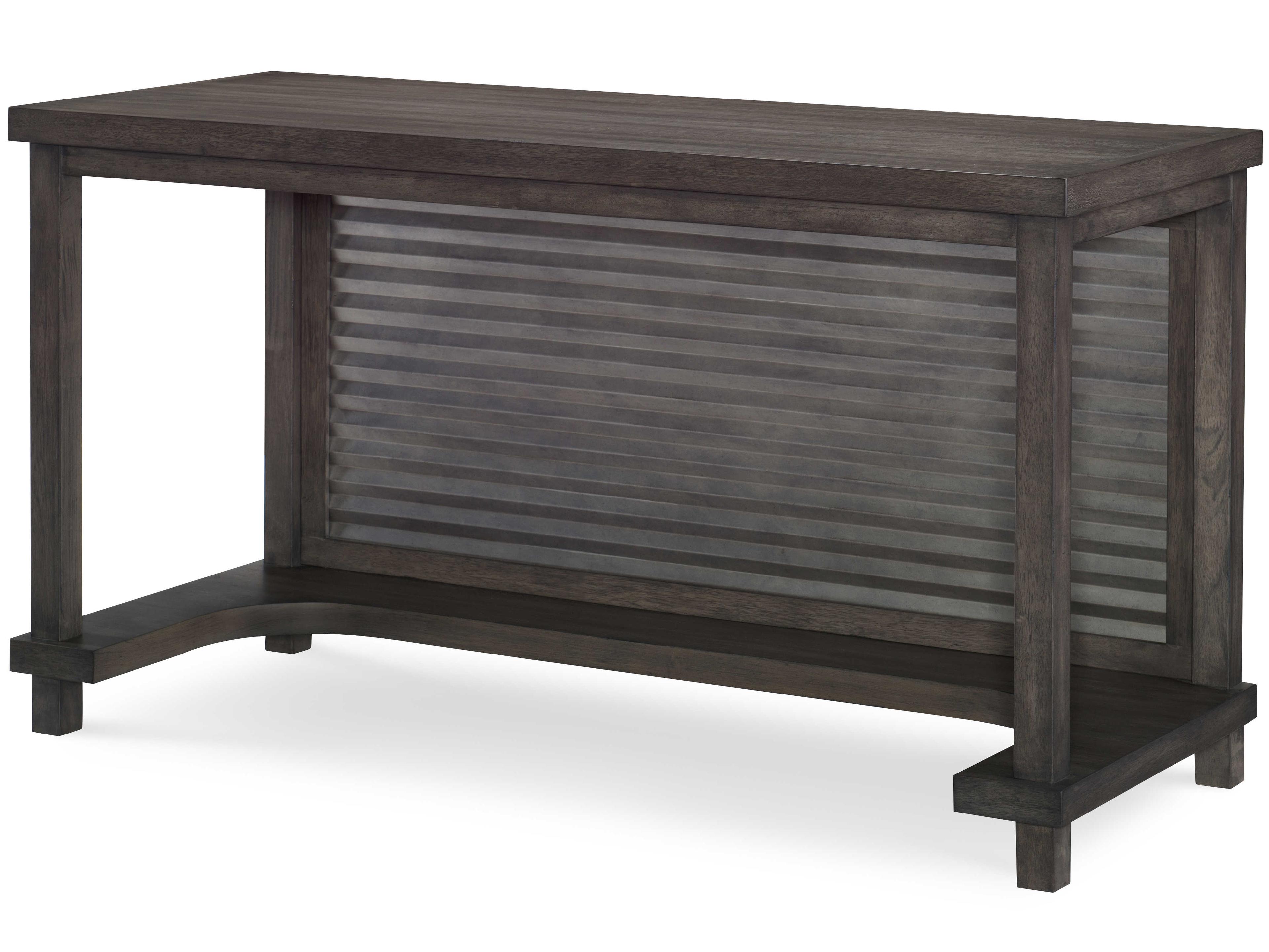 Bunkhouse Aged Barnwood Brown Acacia Wood Secretary Desk