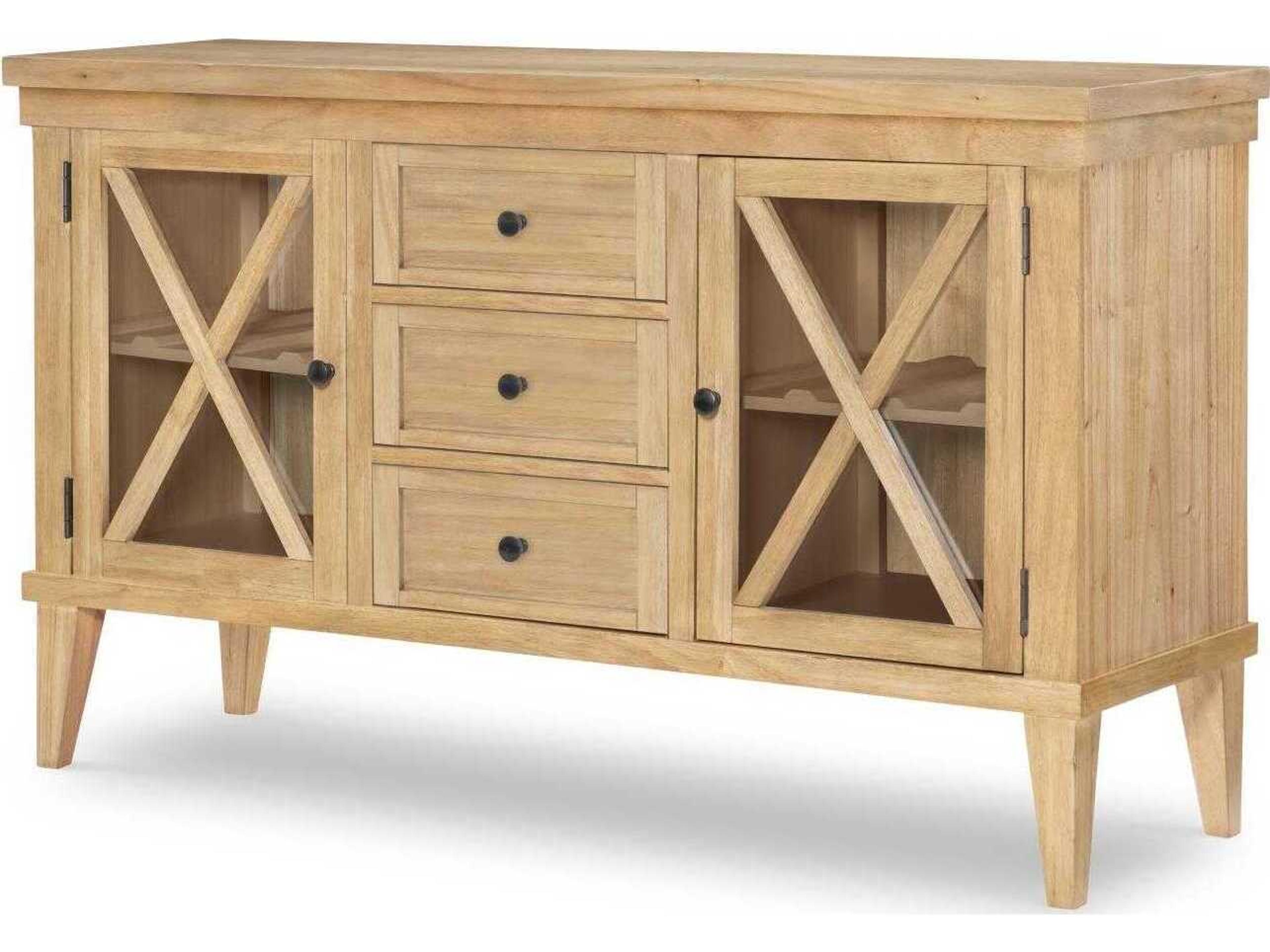 Lake House One Drawer Open Nightstand in Denim Blue