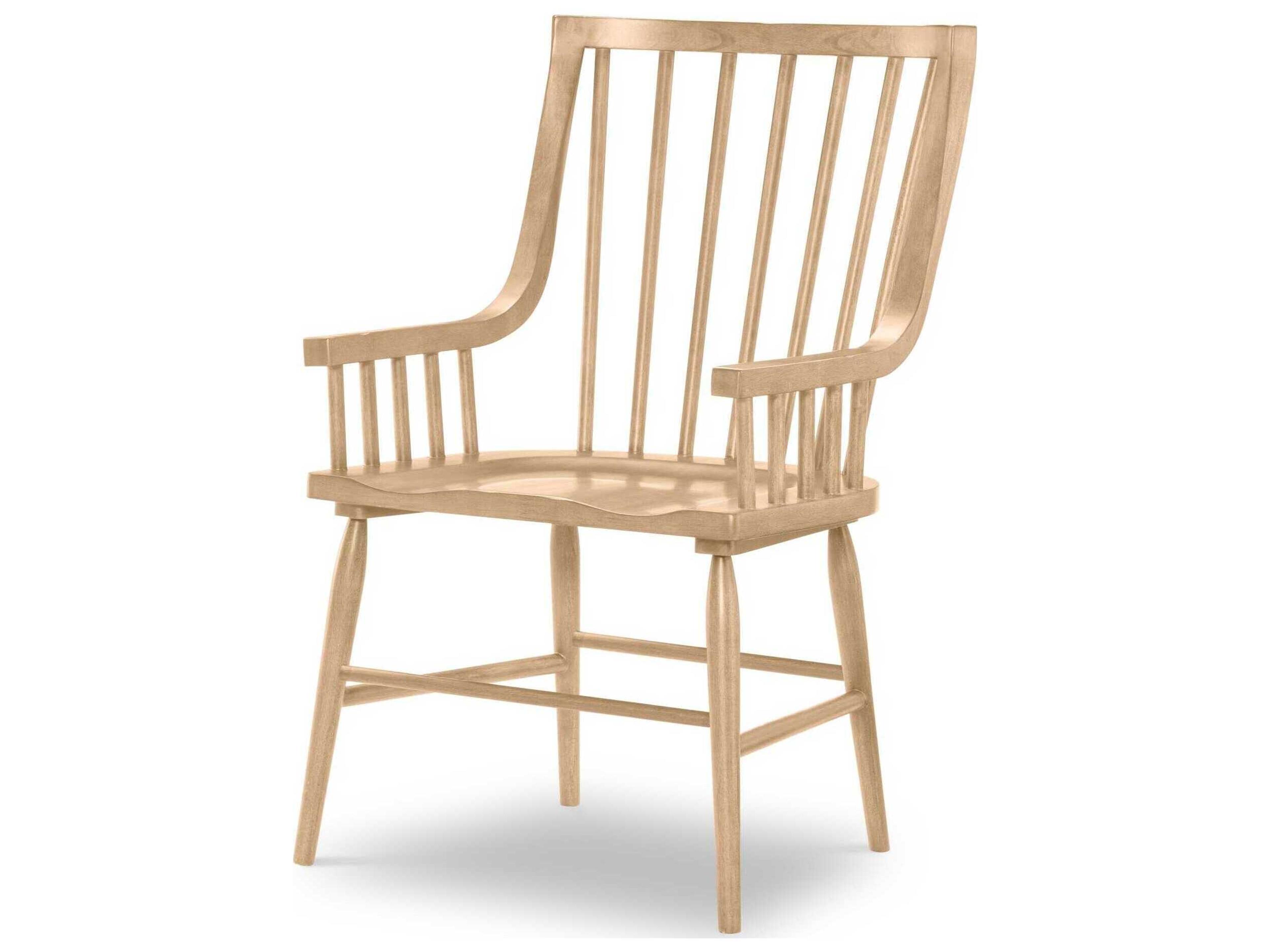 Xxxs And Ooos Hardwood Brown Arm Dining Chair